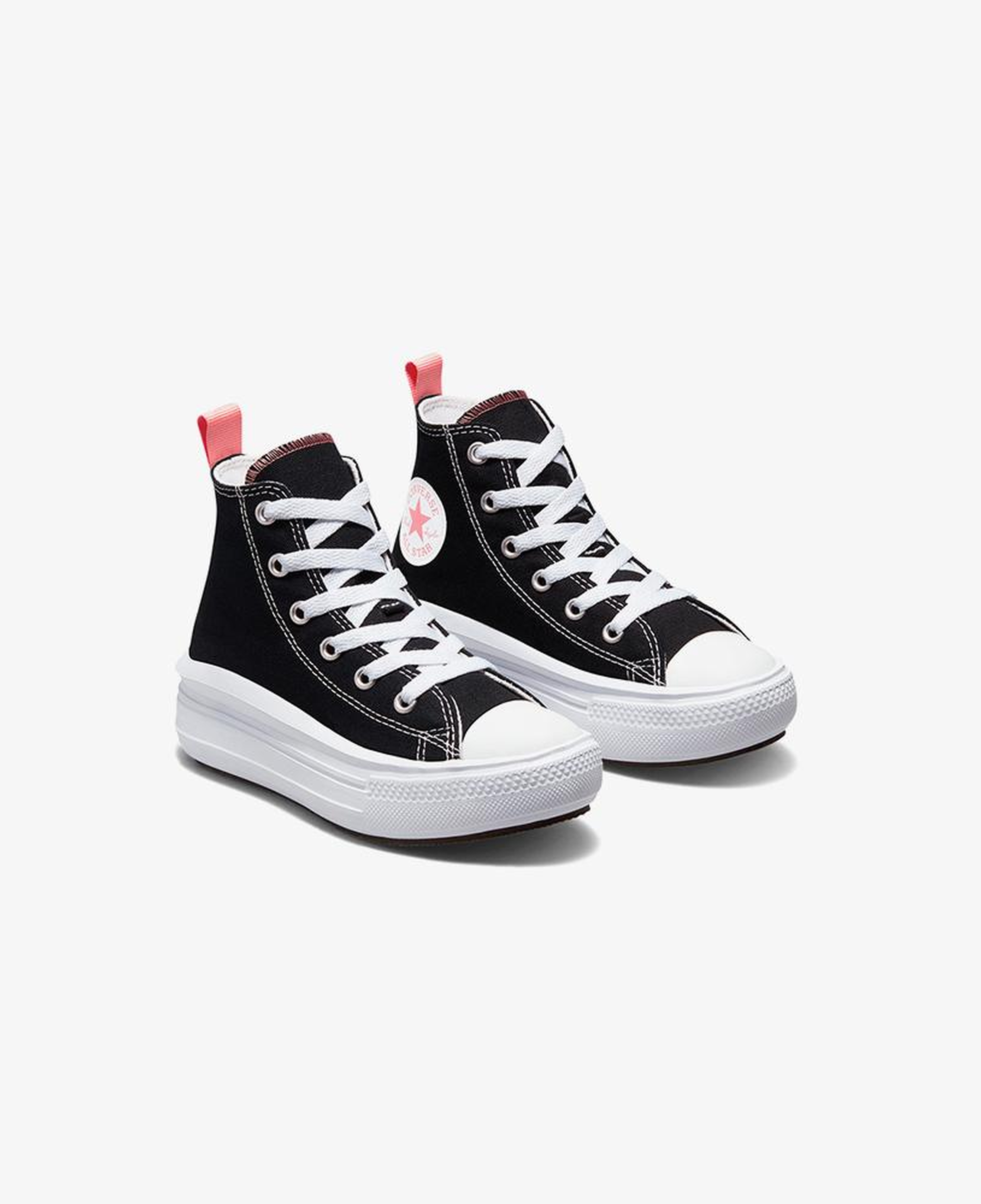 Converse Chuck Taylor All Star Move Çocuk Siyah Platform Sneaker