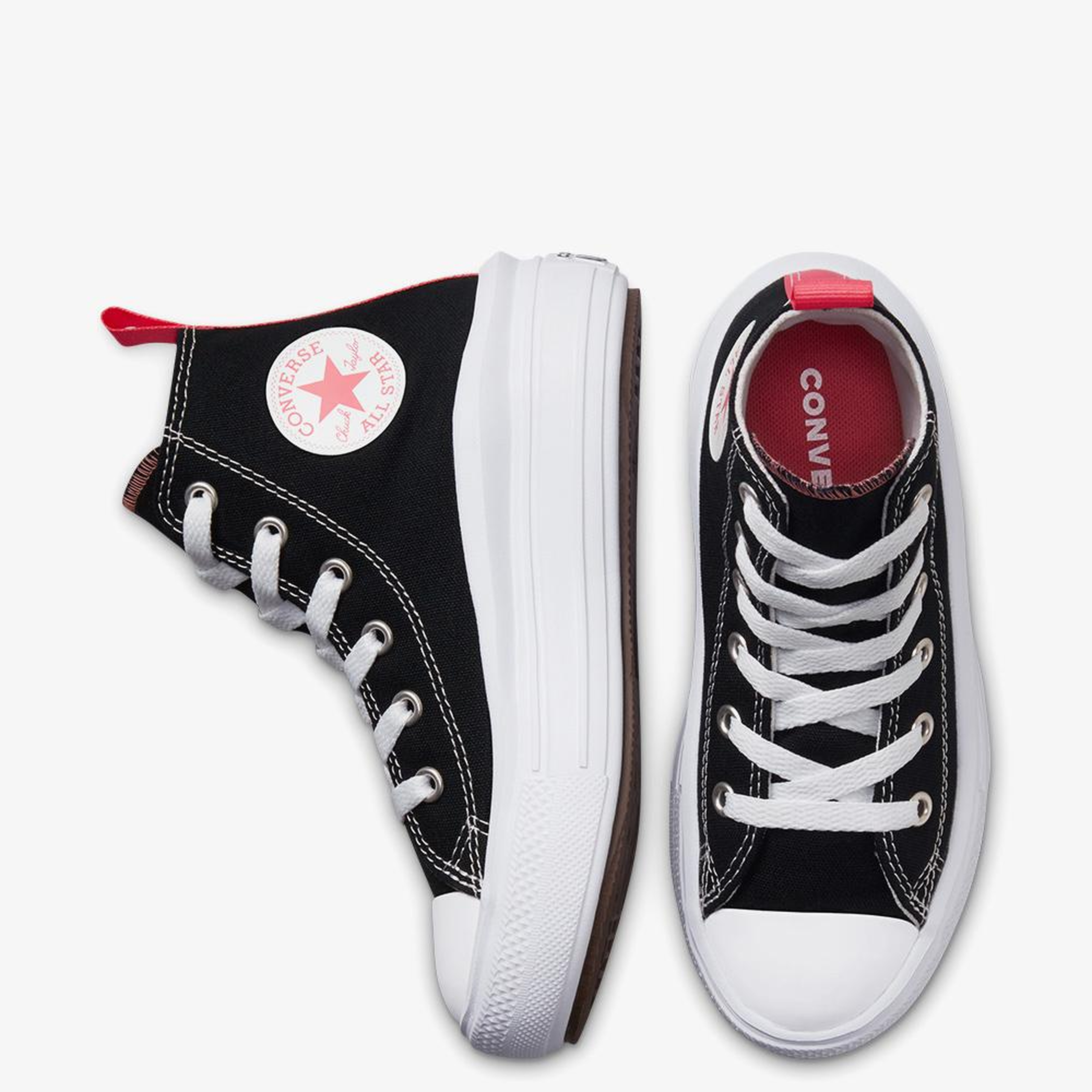Converse Chuck Taylor All Star Move Çocuk Siyah Platform Sneaker