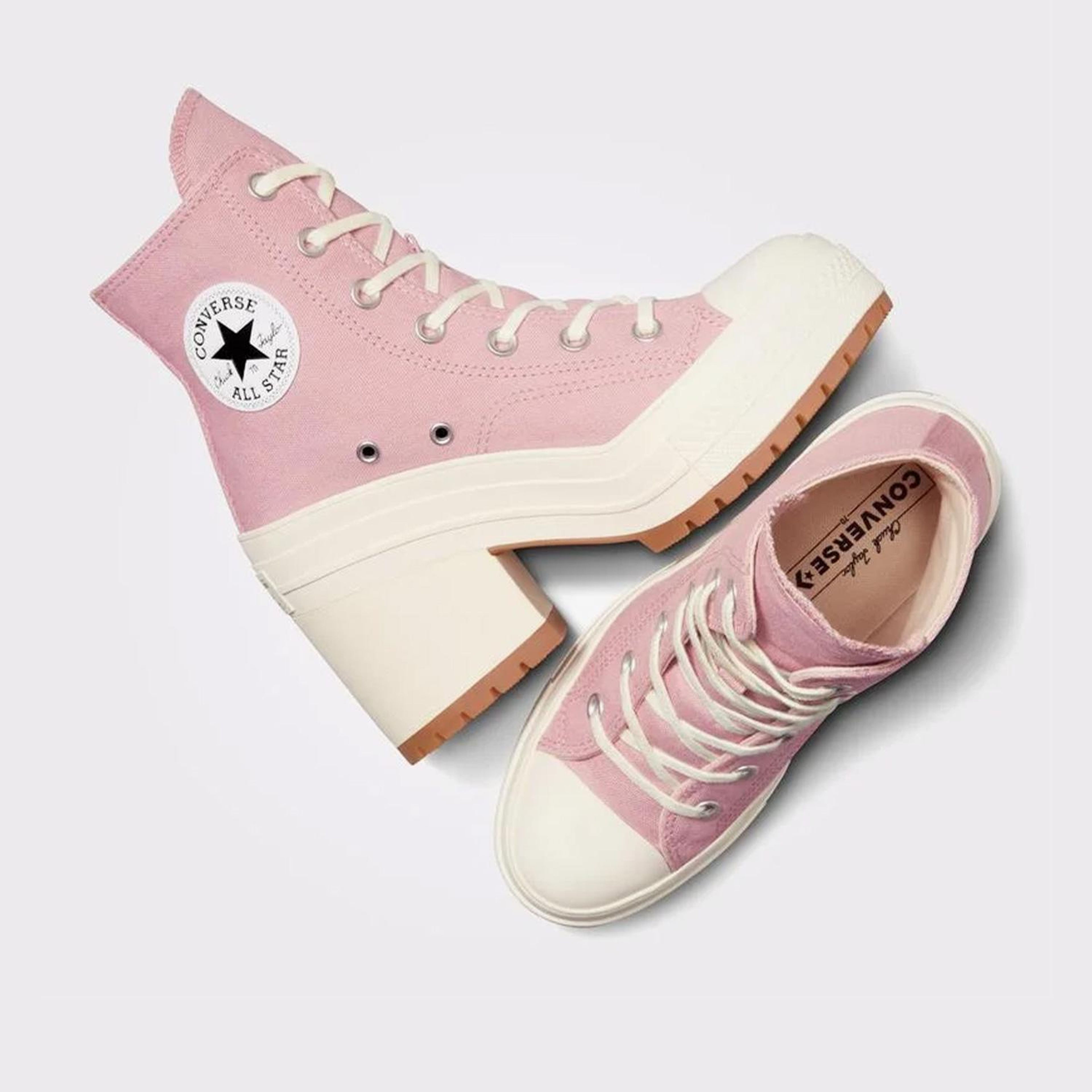 Converse Chuck 70 De Luxe Heel Unisex Pembe Sneaker