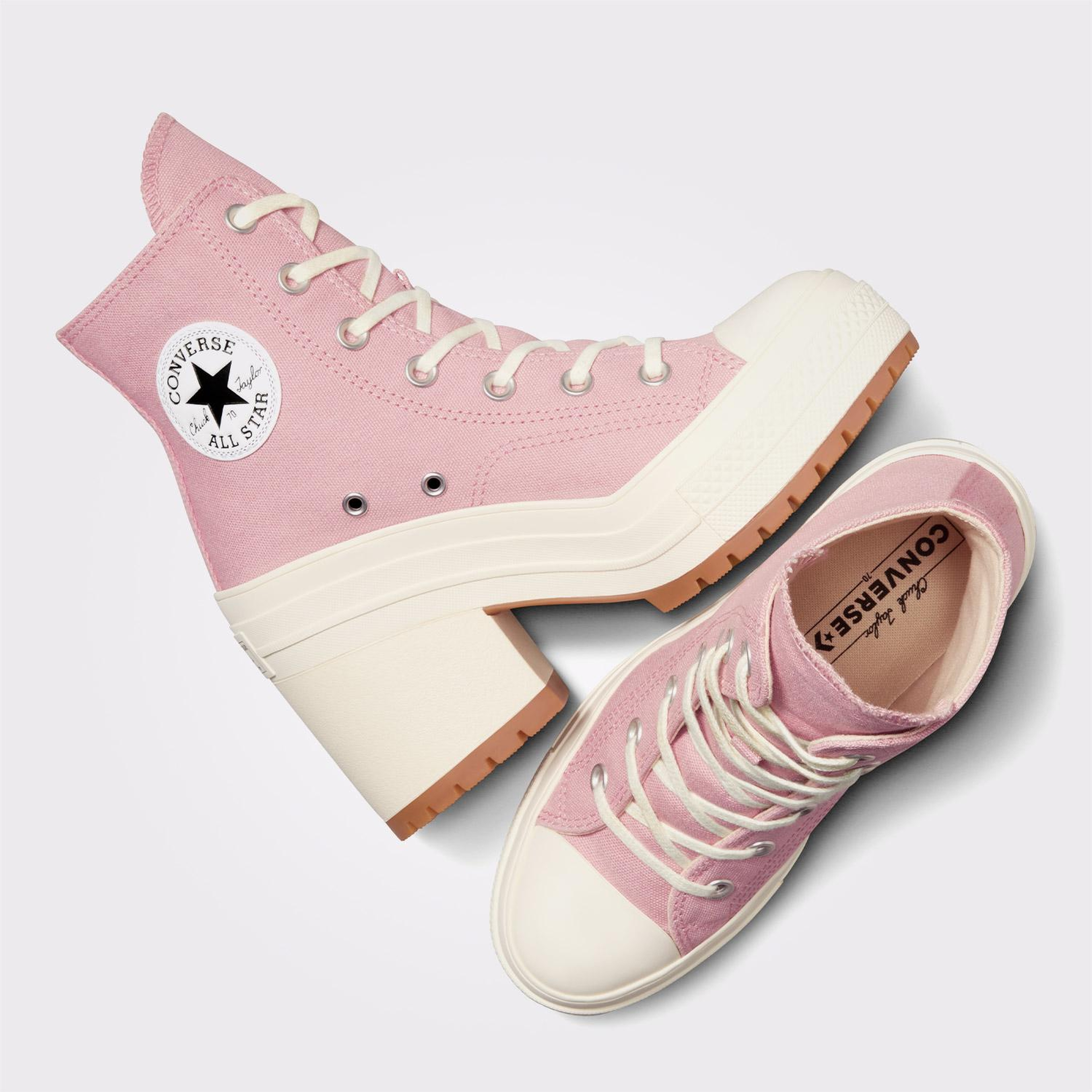 Converse Chuck 70 De Luxe Heel Unisex Pembe Sneaker