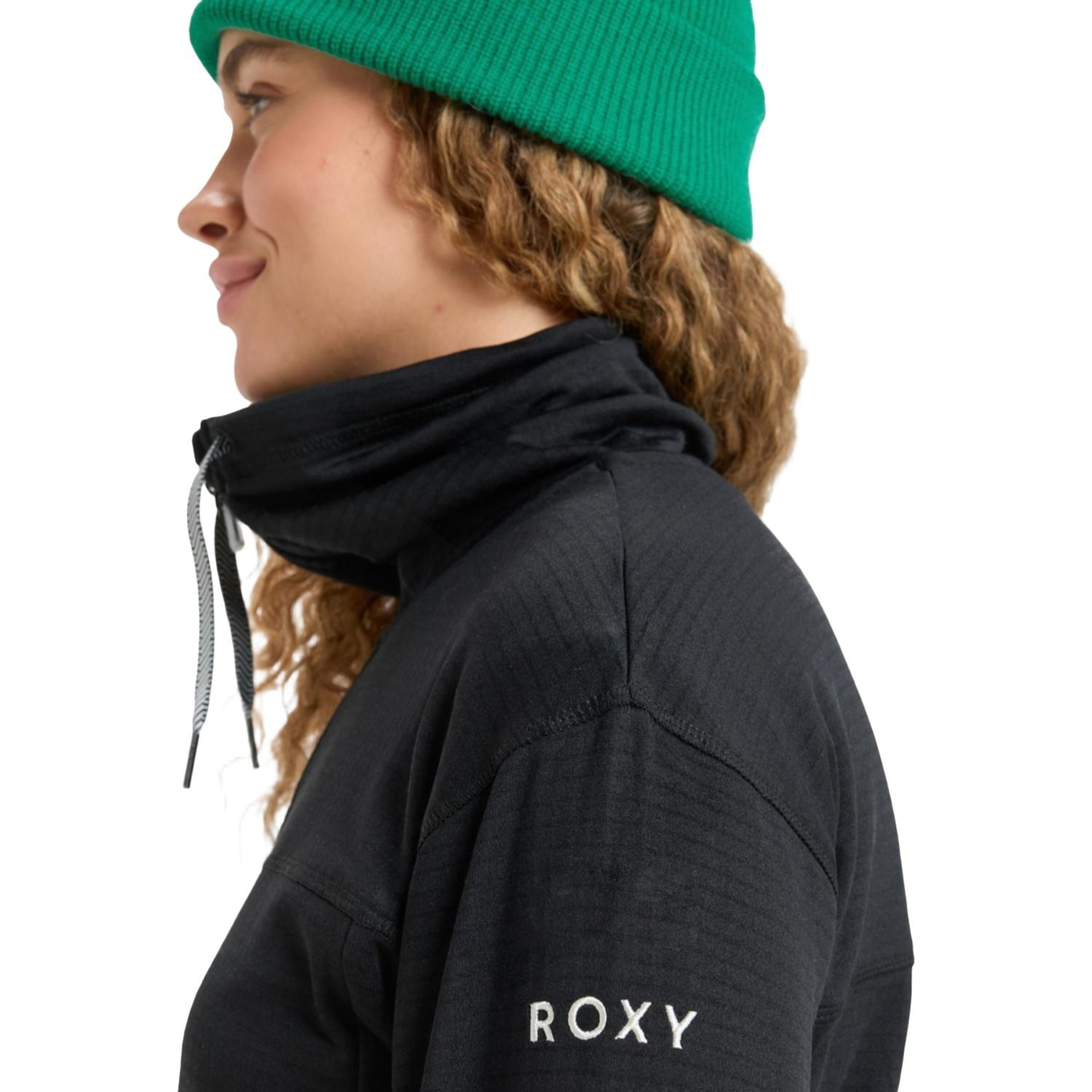 Roxy Vertere Full Zip Kadın Siyah Sweatshirt