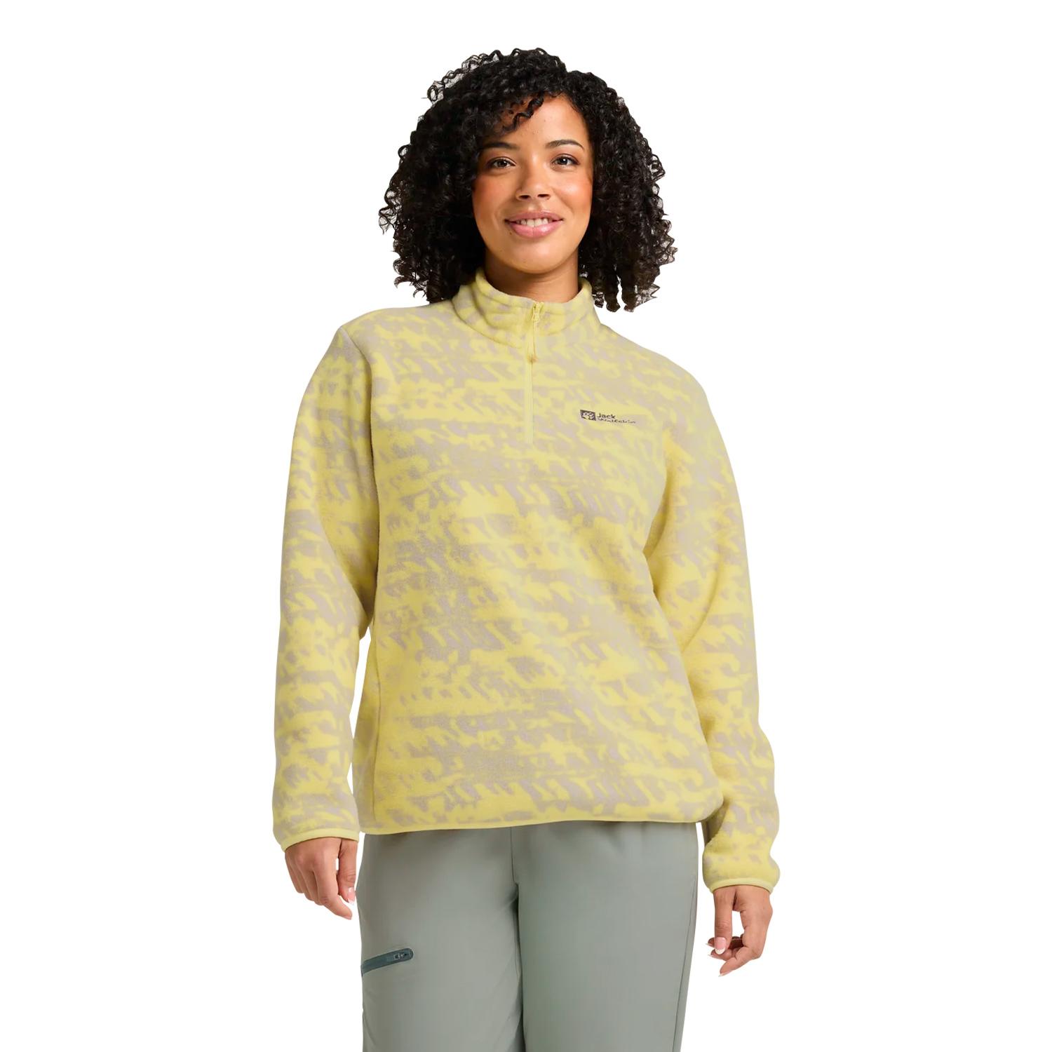Jack Wolfskin Big Sky Hz Kadın Sarı Polar
