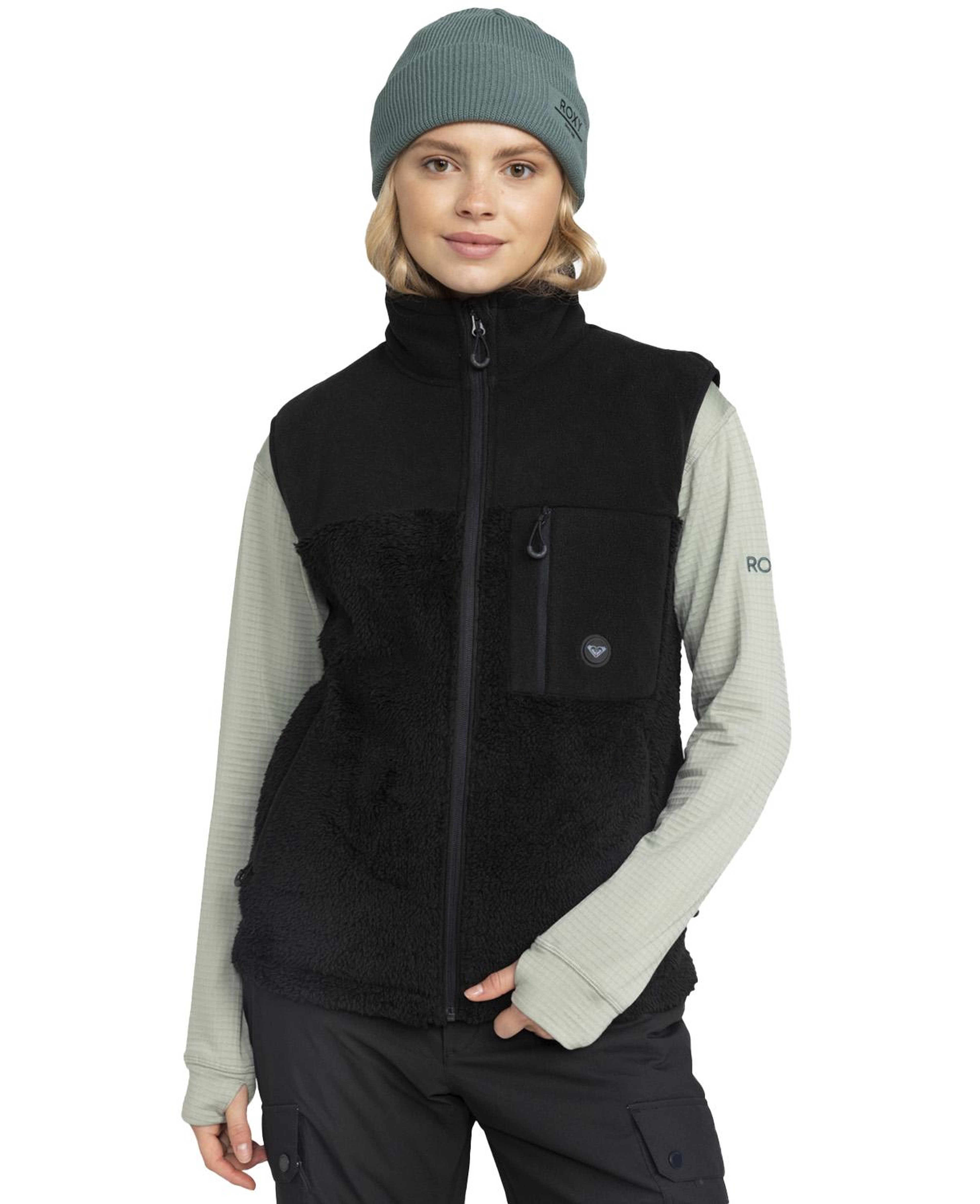 Roxy Warmlink Vest Kadın Siyah Yelek