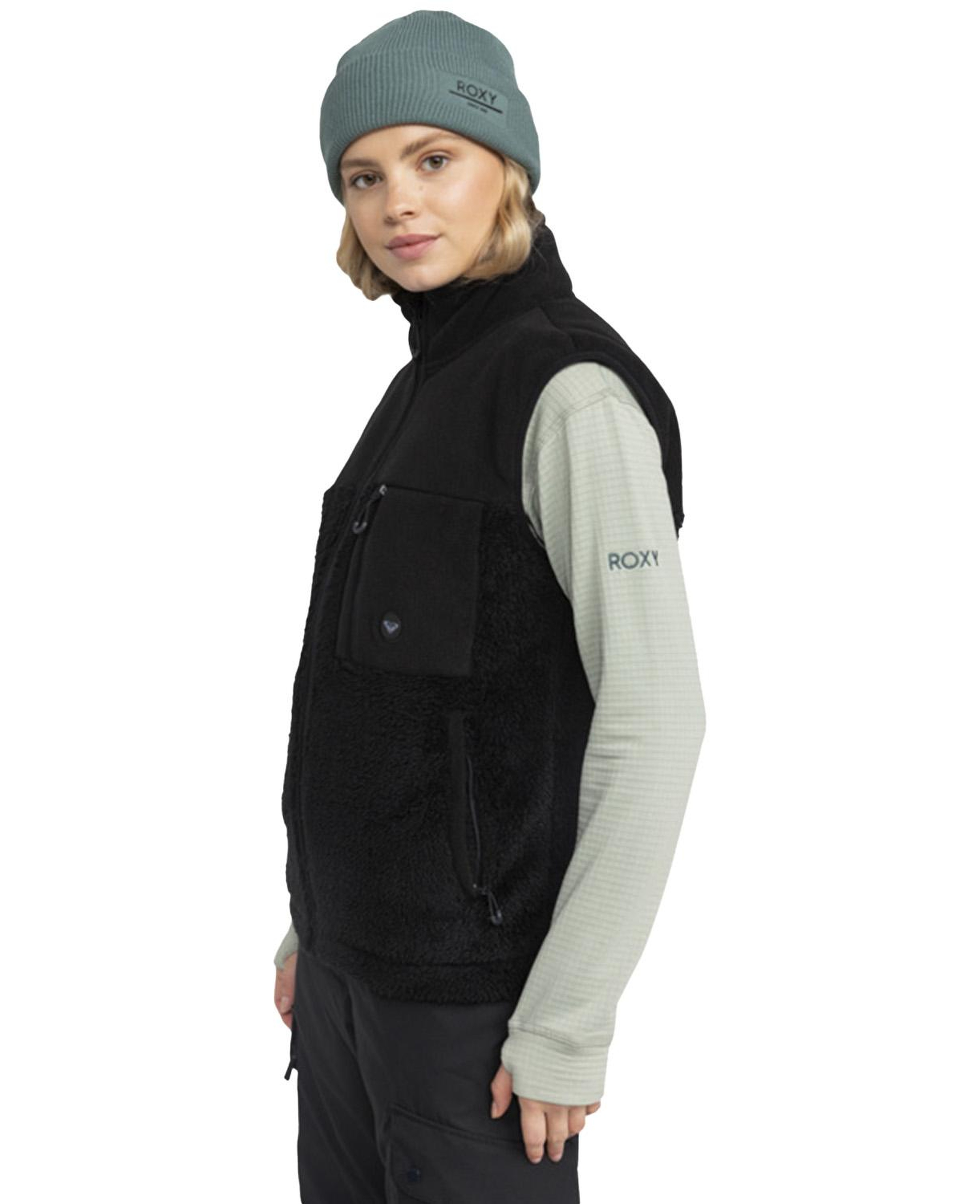 Roxy Warmlink Vest Kadın Siyah Yelek