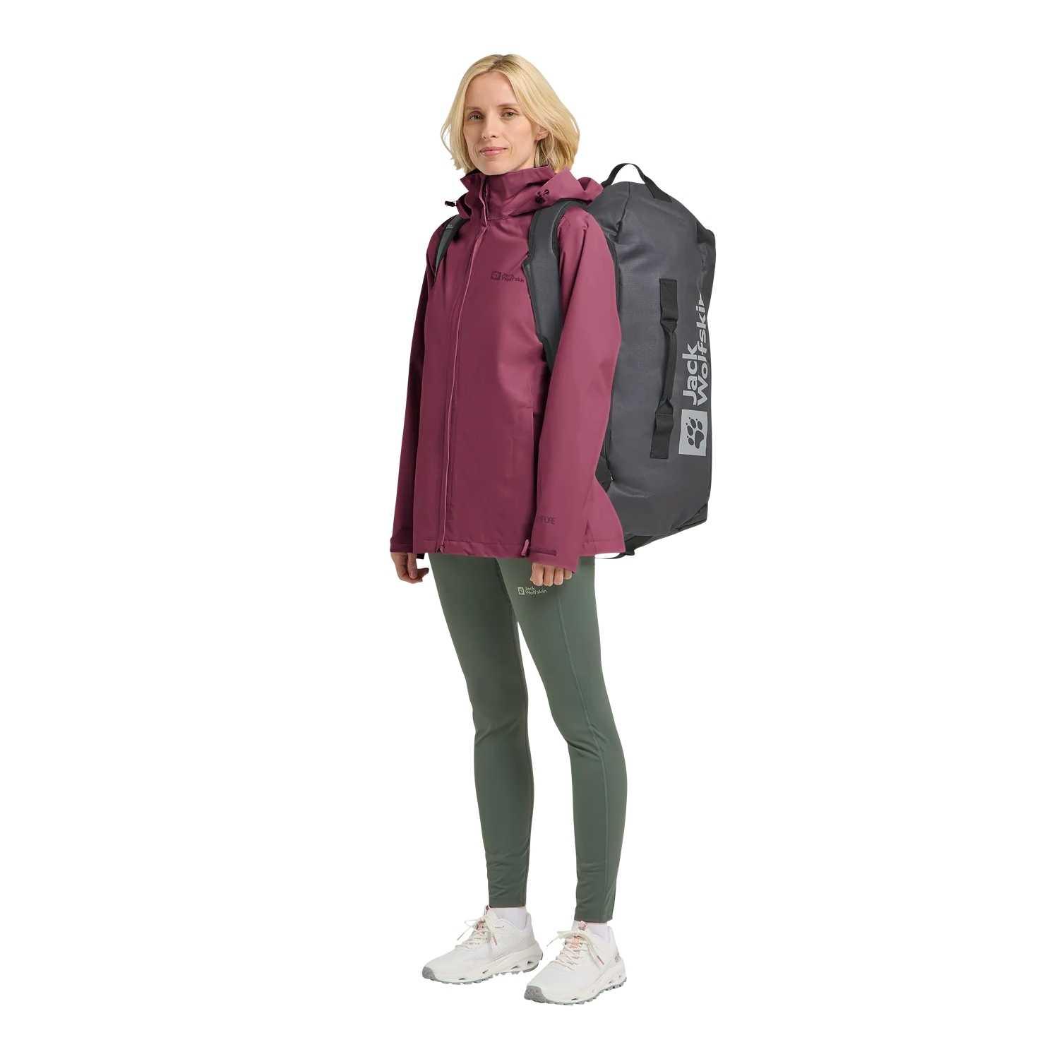 Jack Wolfskin Trailtime 2L Kadın Pembe Outdoor Ceketi