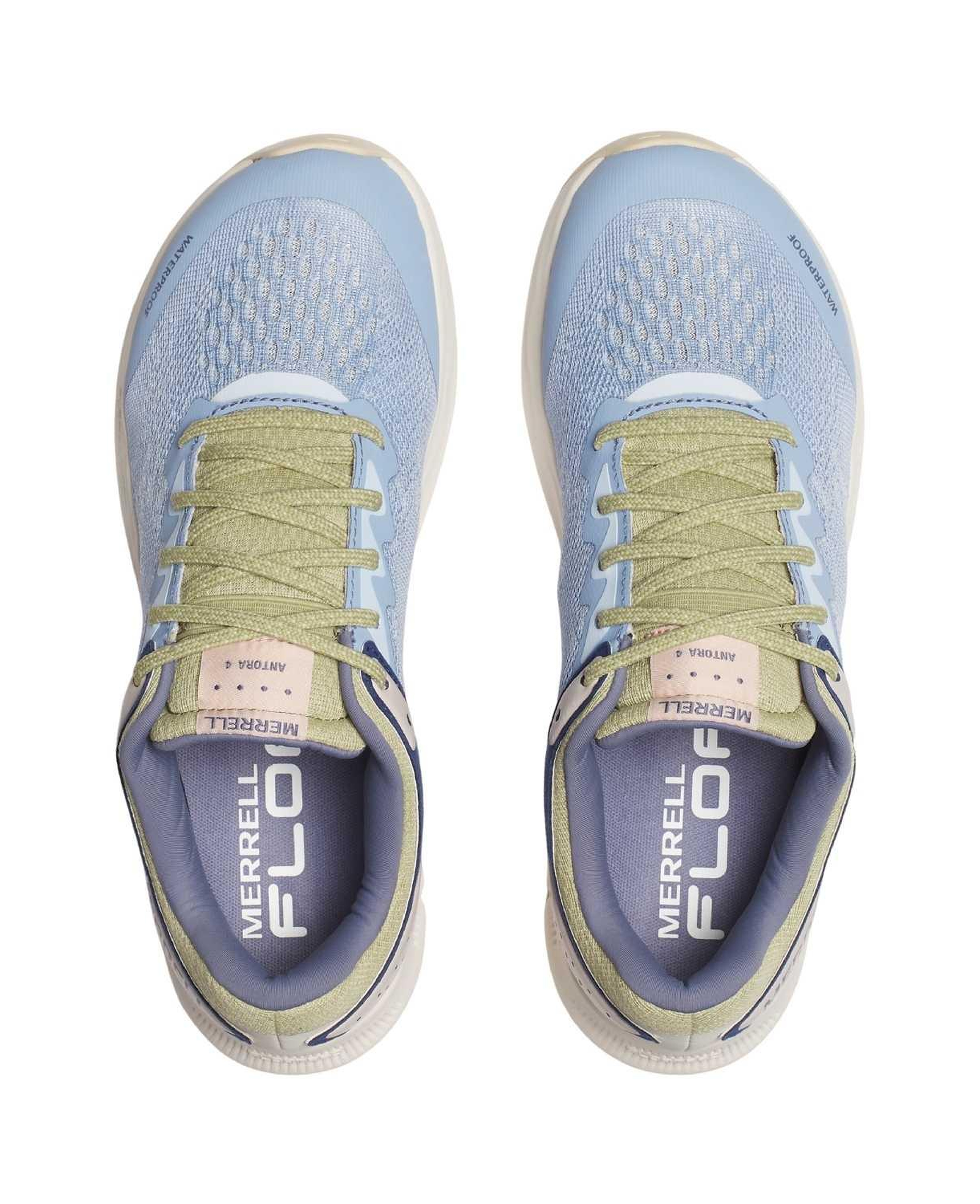 Merrell Antora 4 Waterproof Kadın Mavi Patika Koşusu Ayakkabısı