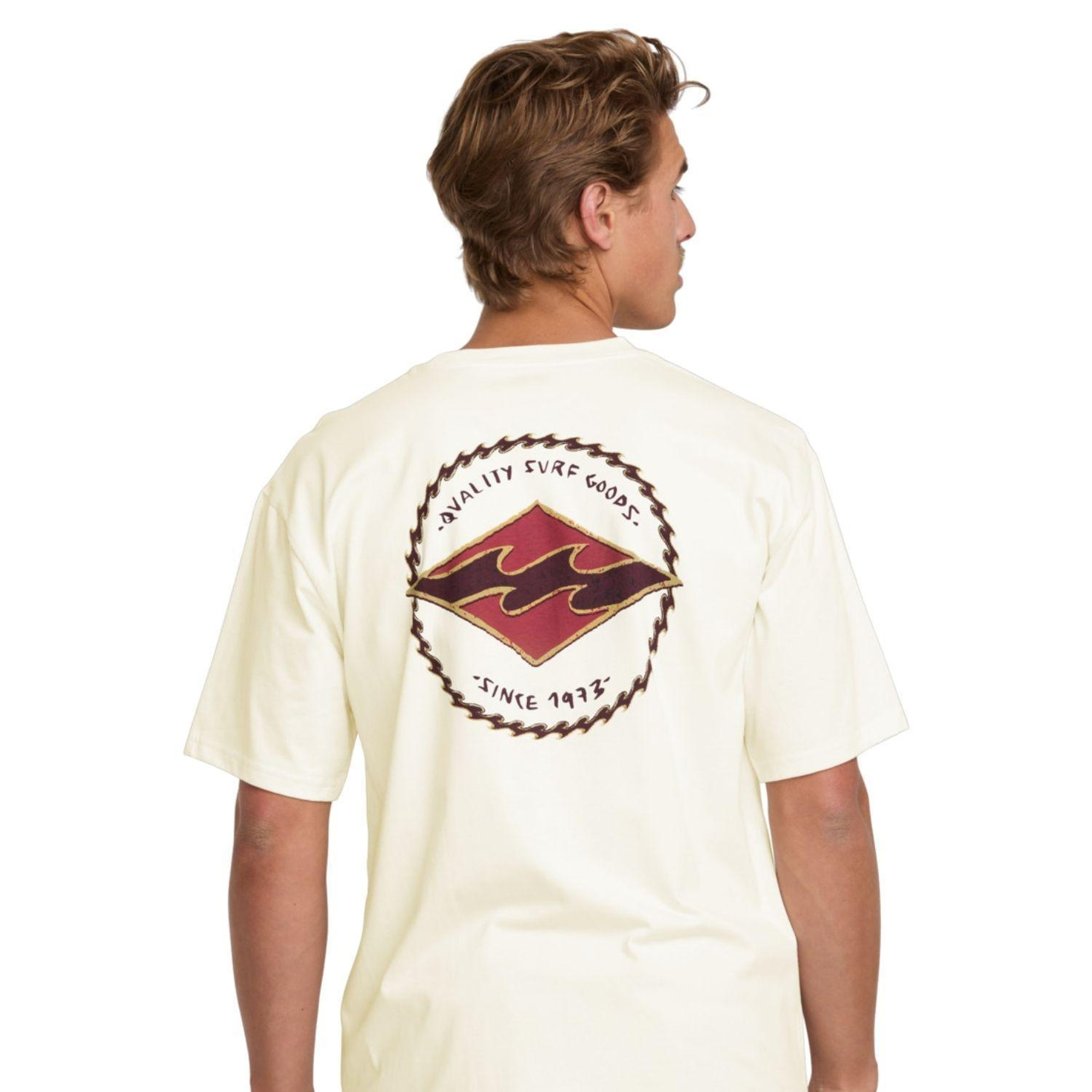 Billabong Rotor Diamond Regular Erkek Beyaz Tişört