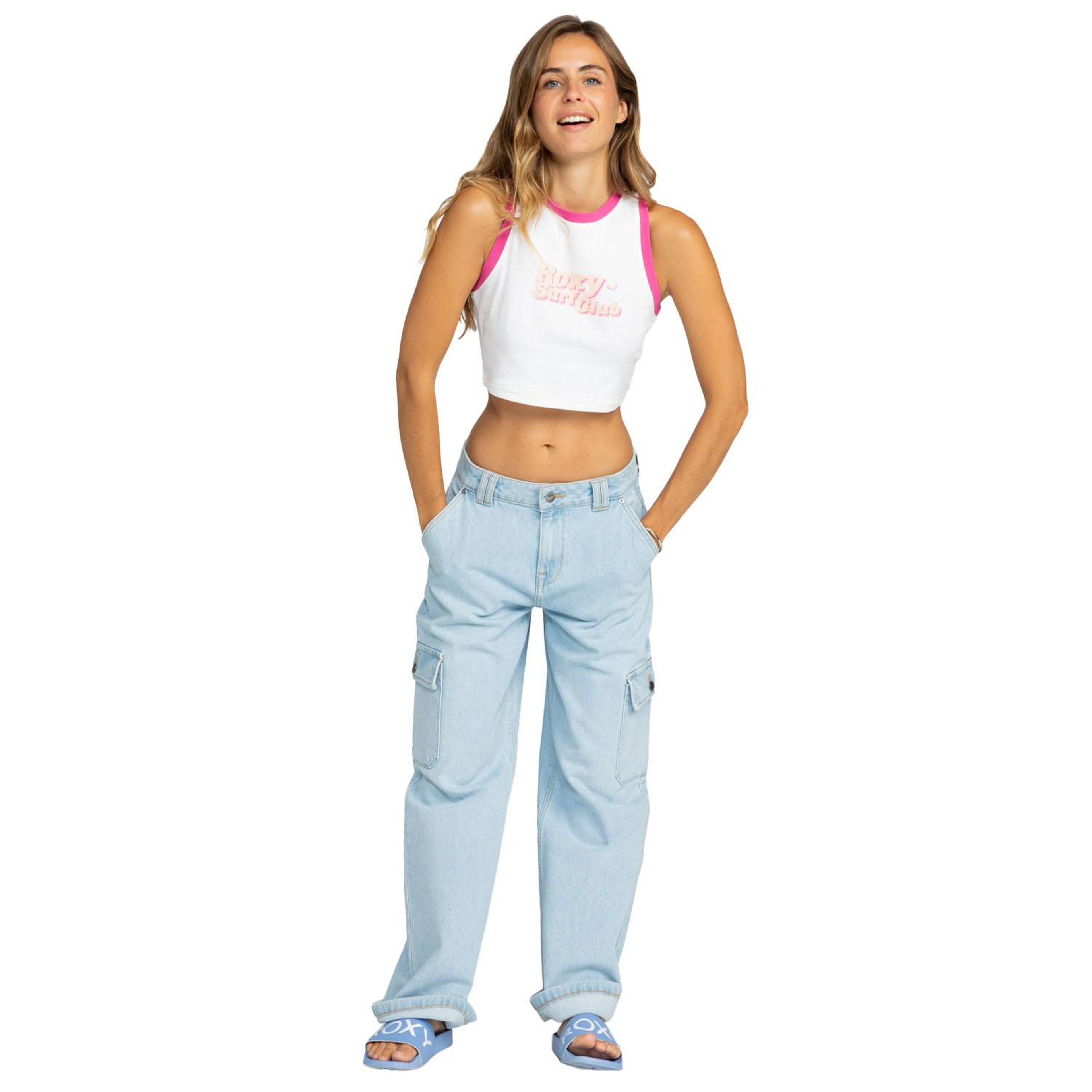 Roxy Surfs Life Kadın Beyaz Tişört
