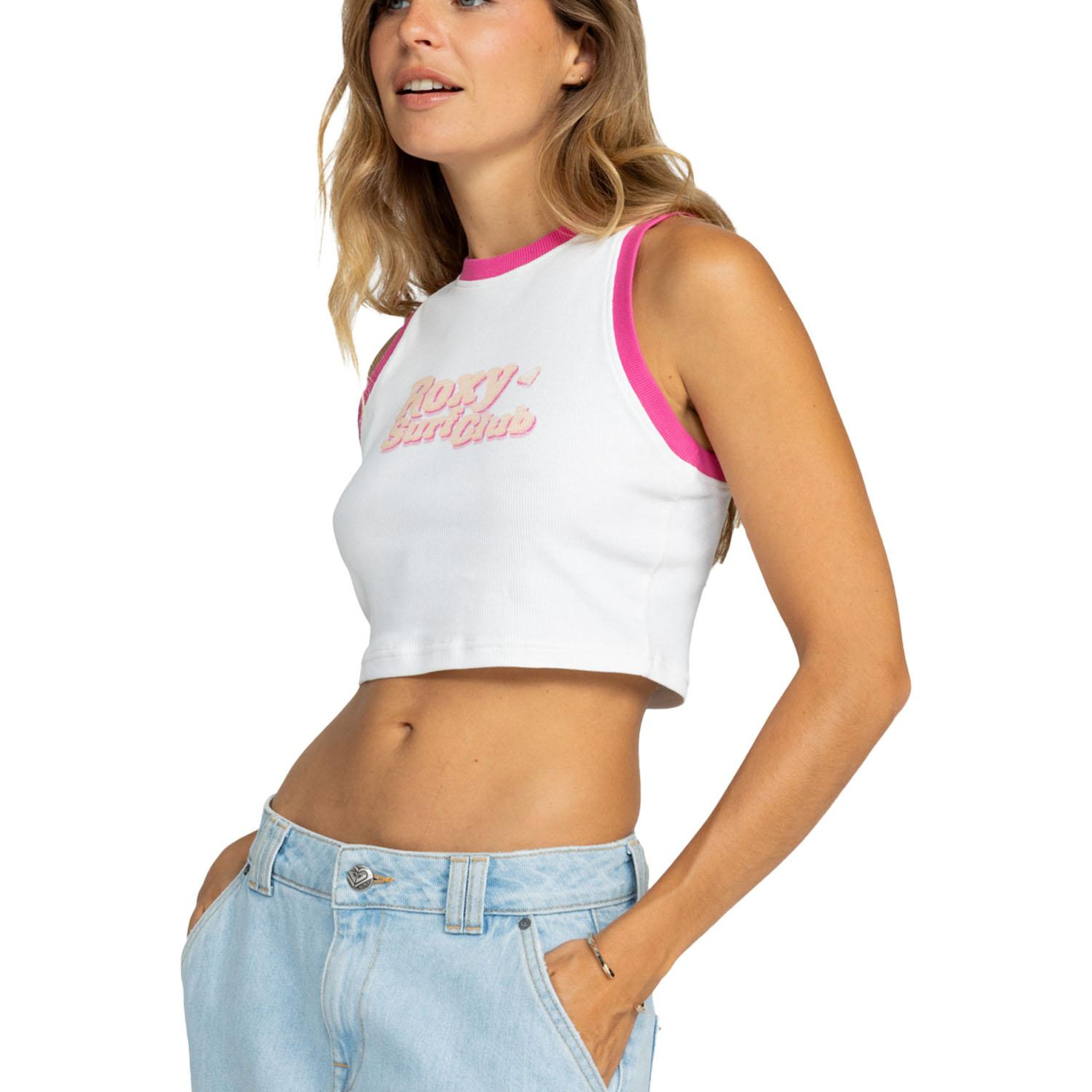 Roxy Surfs Life Kadın Beyaz Tişört