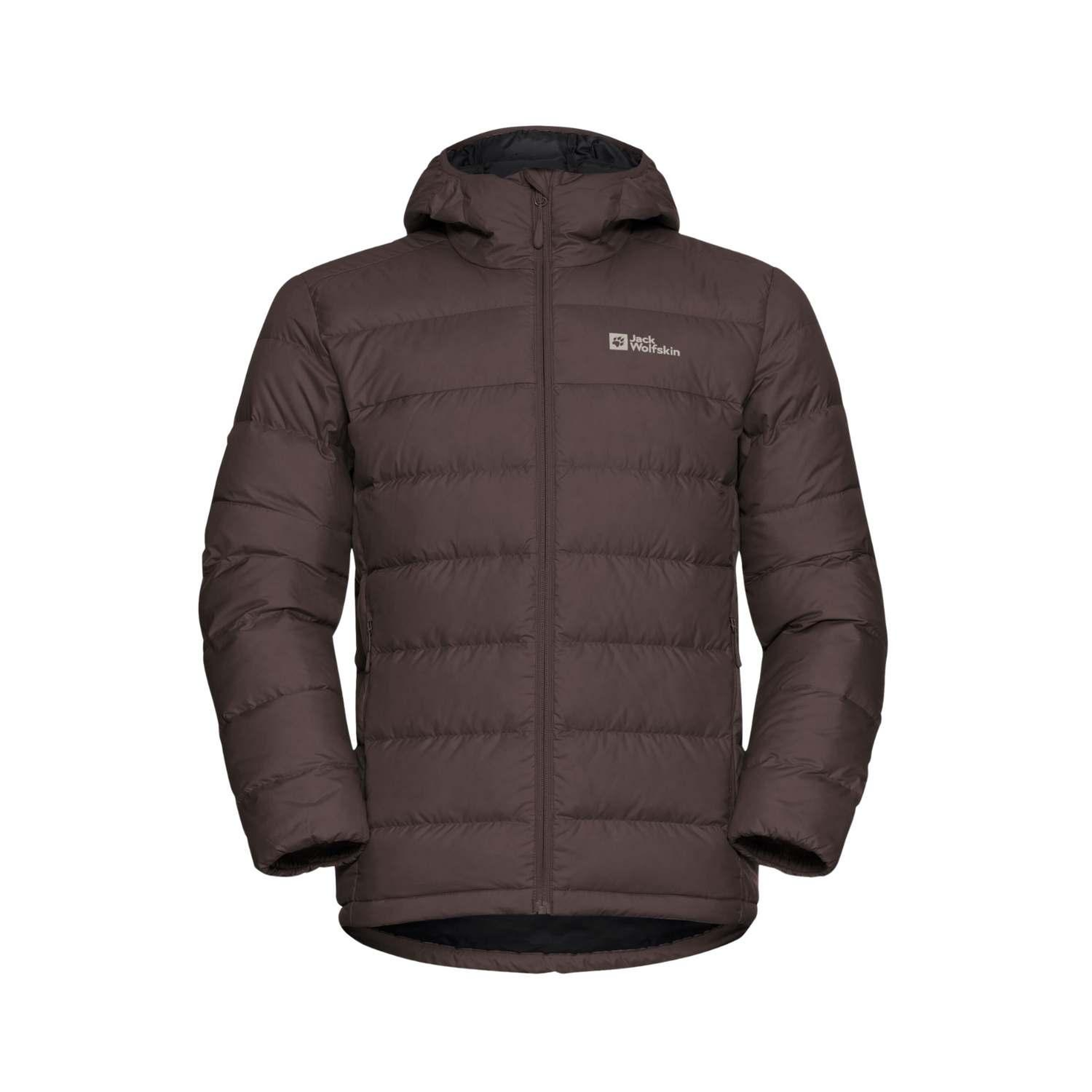 Jack Wolfskin Ather Down Hoody Rds Erkek Kahverengi Outdoor Ceketi