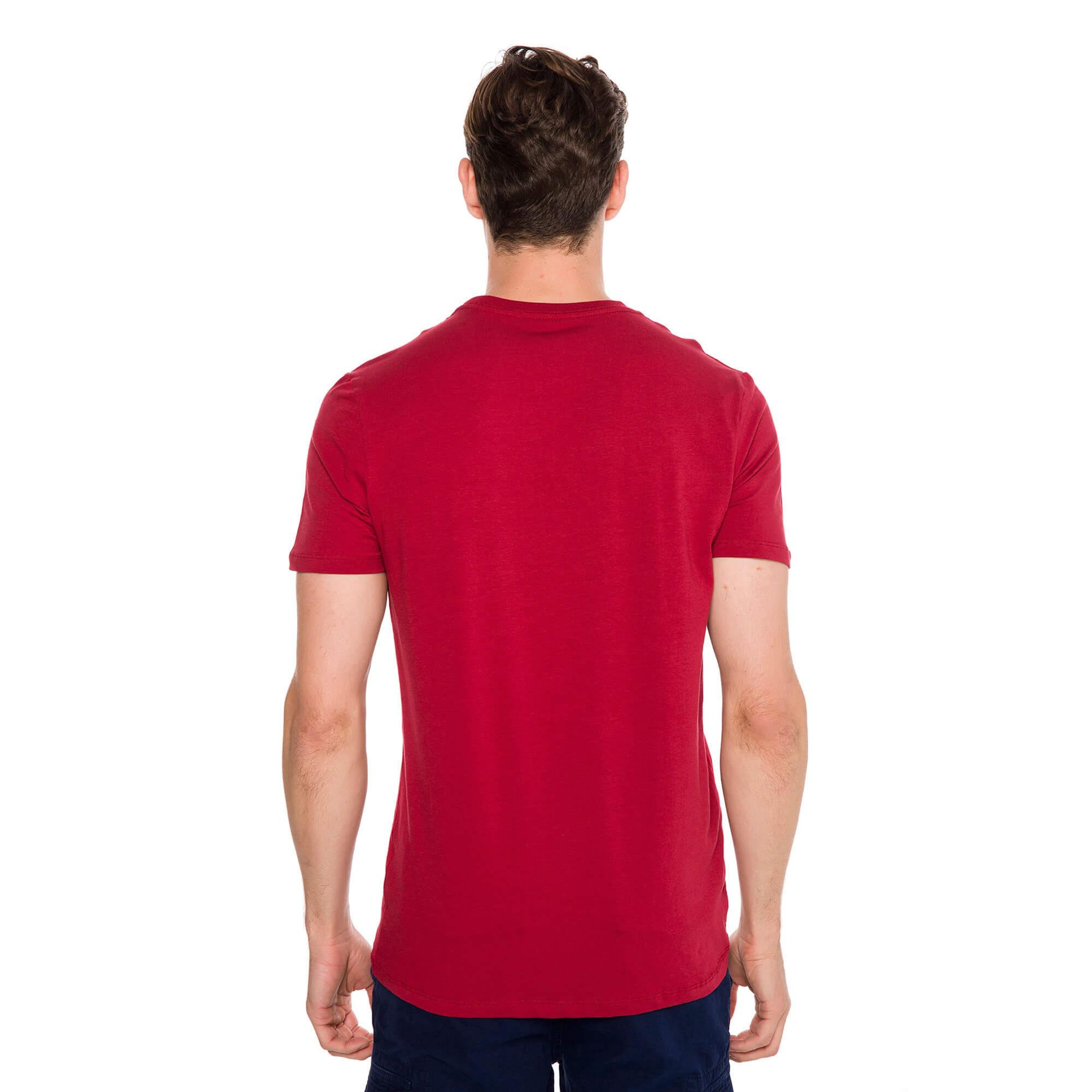 Routefield Tri Erkek Bordo Tişört