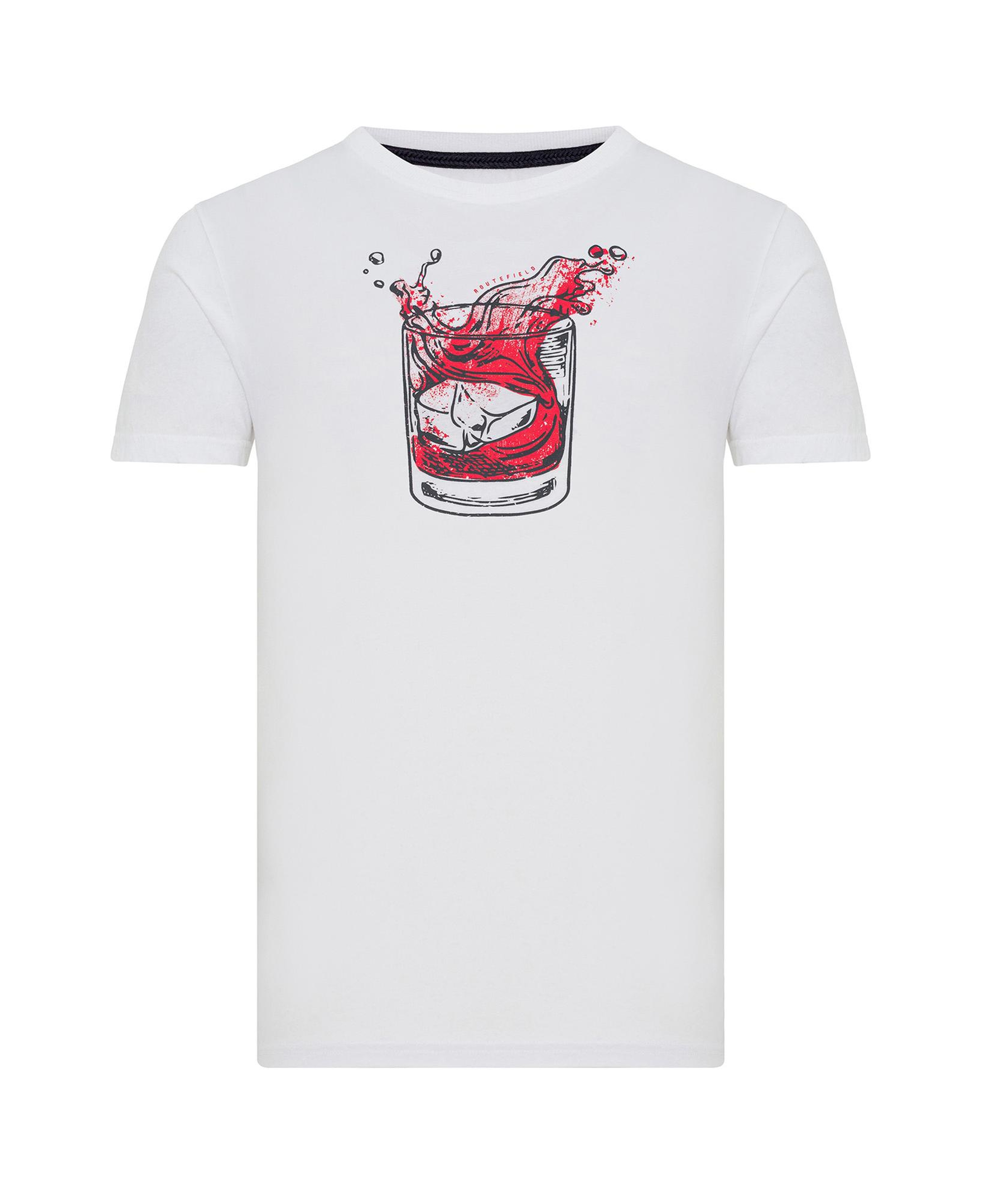 Routefield Tate Erkek Beyaz Tişört