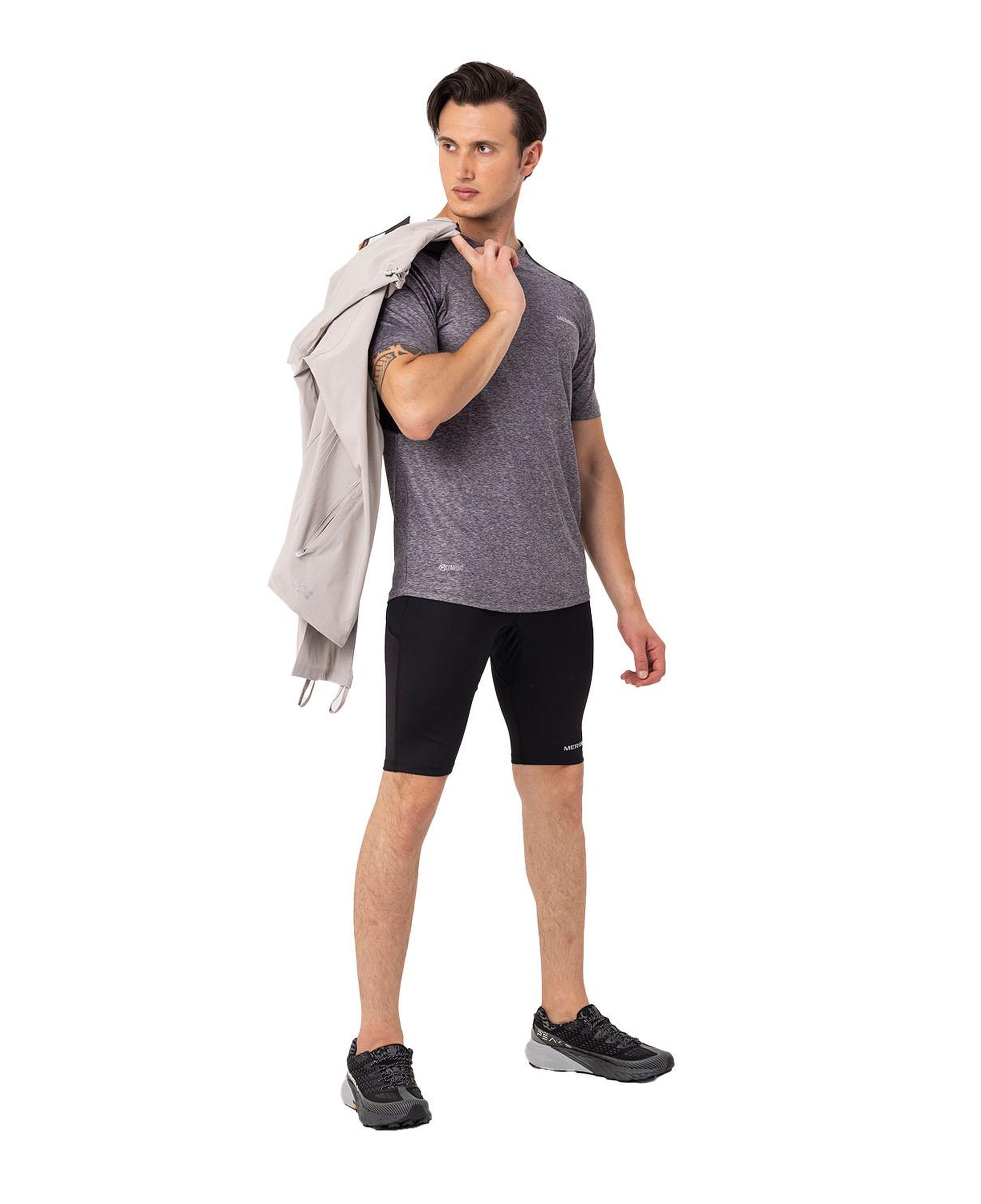 Merrell Till Erkek Gri Koşu Tişört