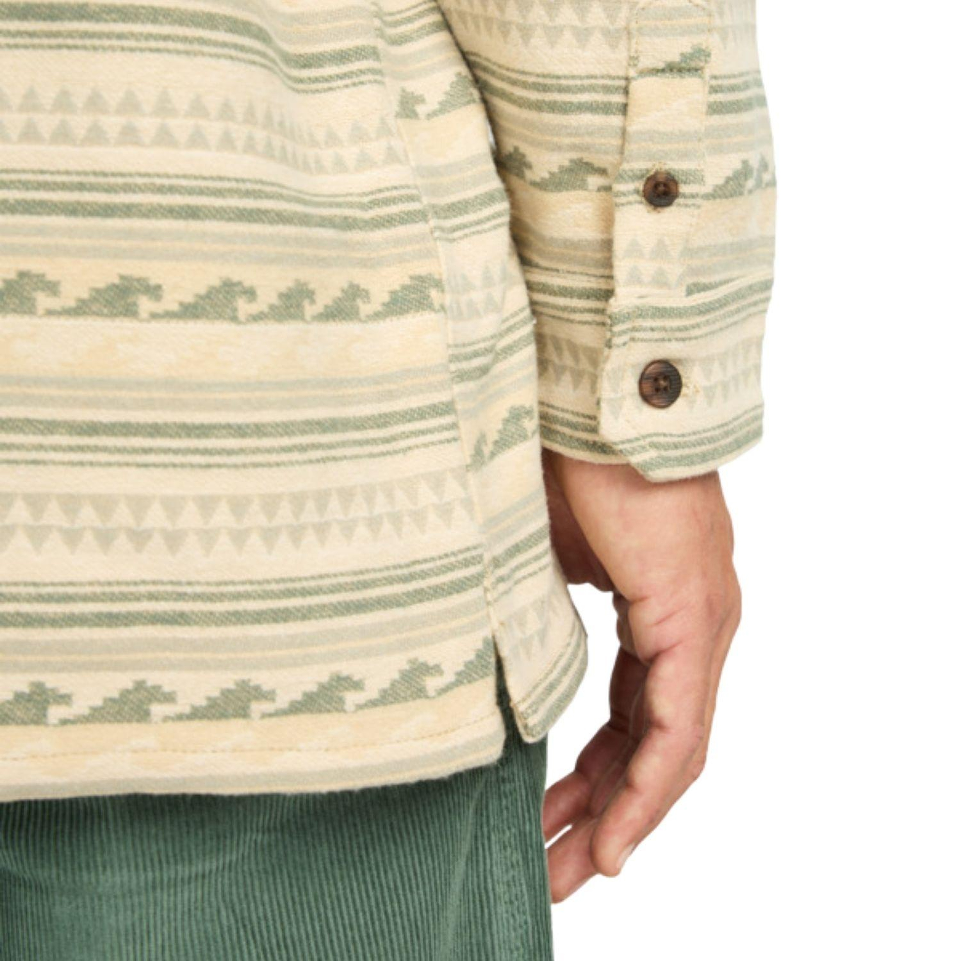 Billabong Offshore Jacquard Flannel Erkek Bej Gömlek