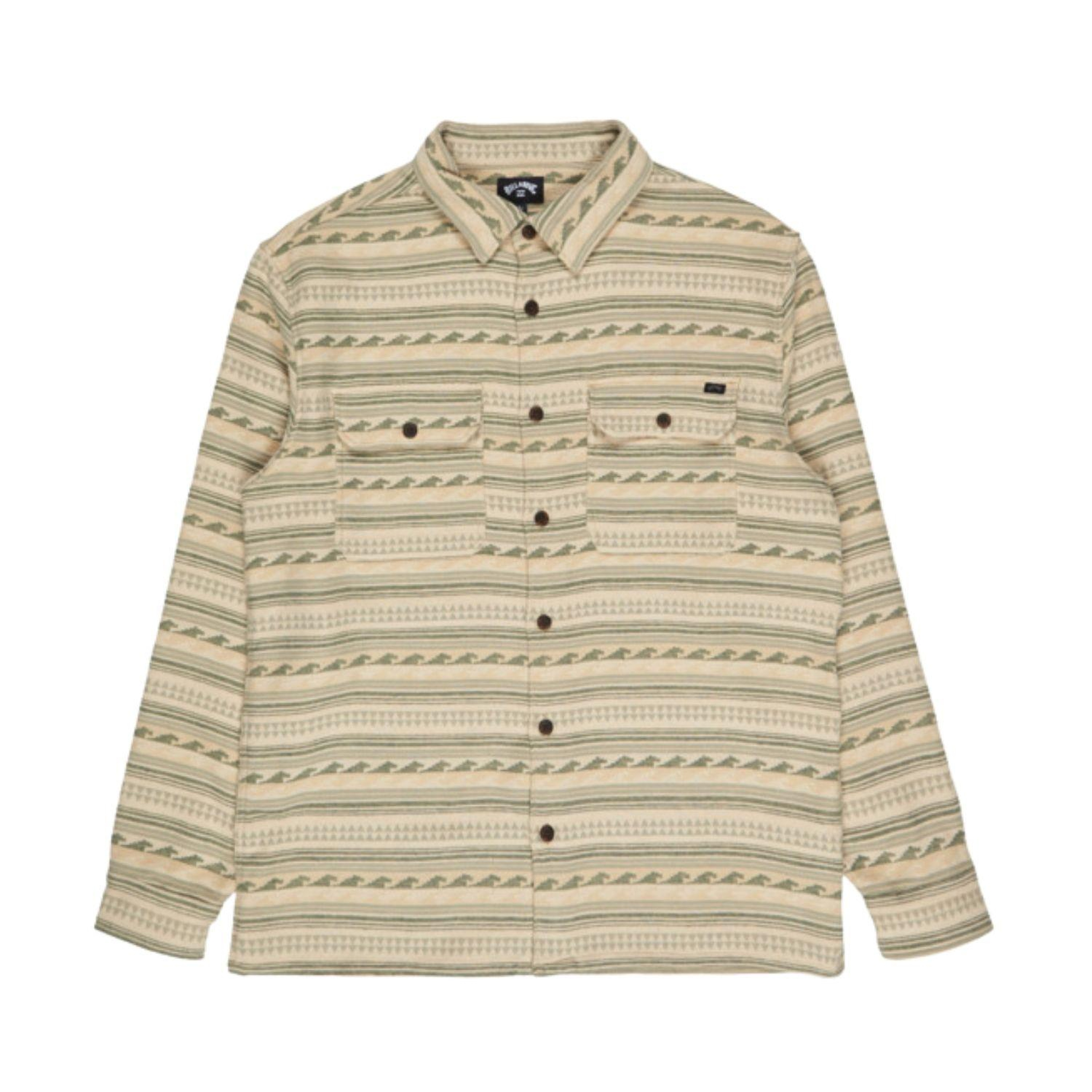 Billabong Offshore Jacquard Flannel Erkek Bej Gömlek
