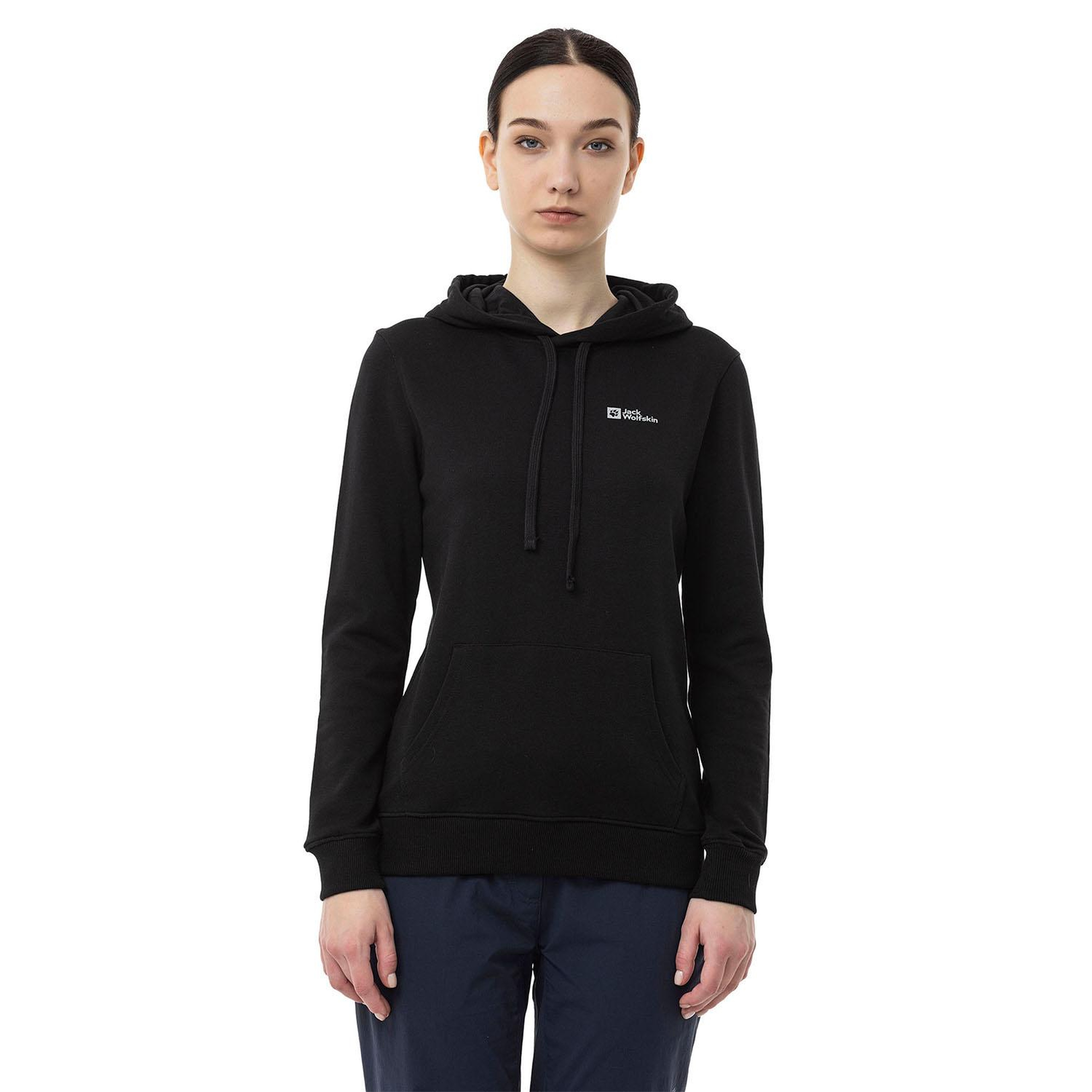 Jack Wolfskin Alice Hoody Kadın Siyah Sweatshirt