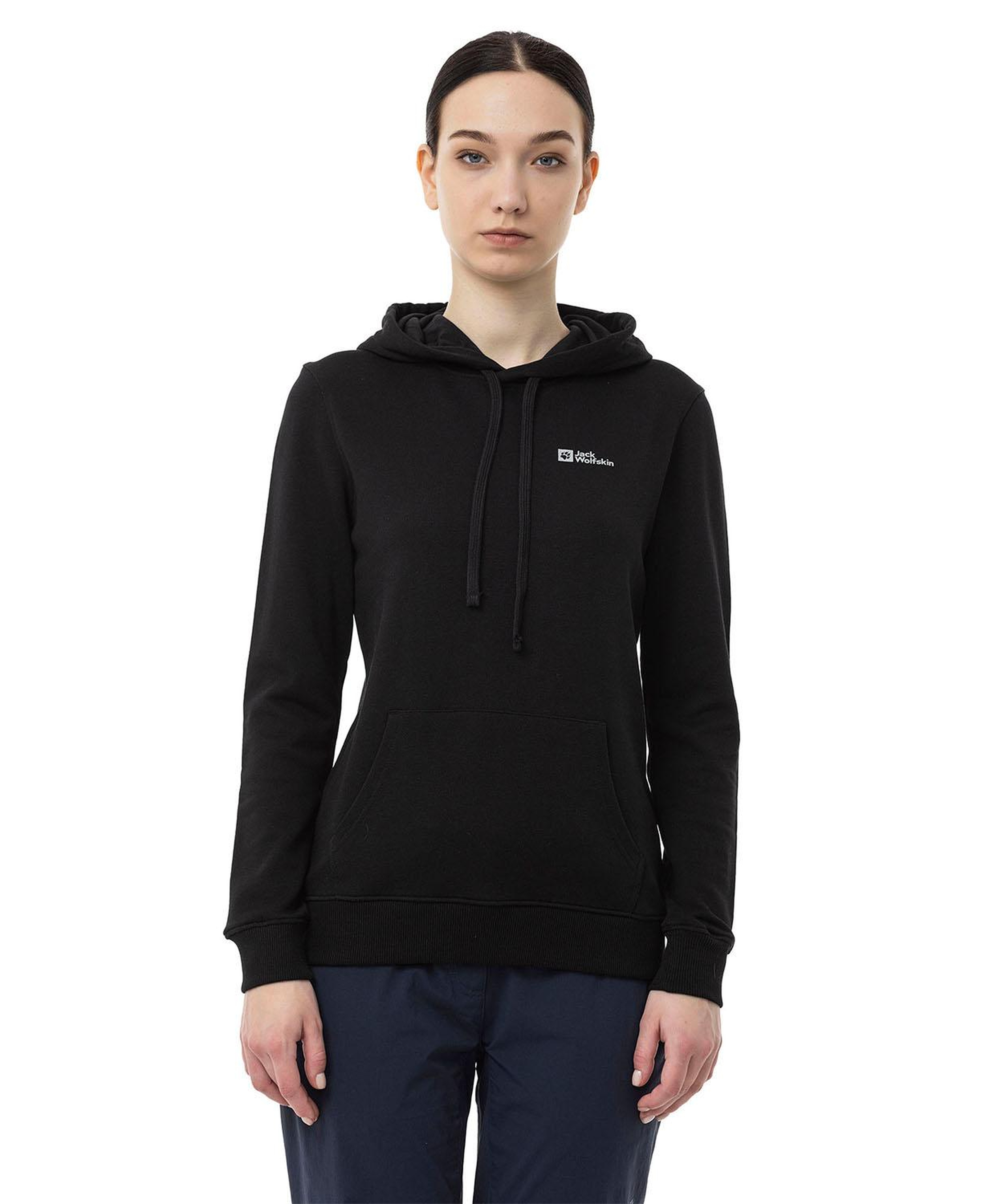 Jack Wolfskin Alice Hoody Kadın Siyah Sweatshirt