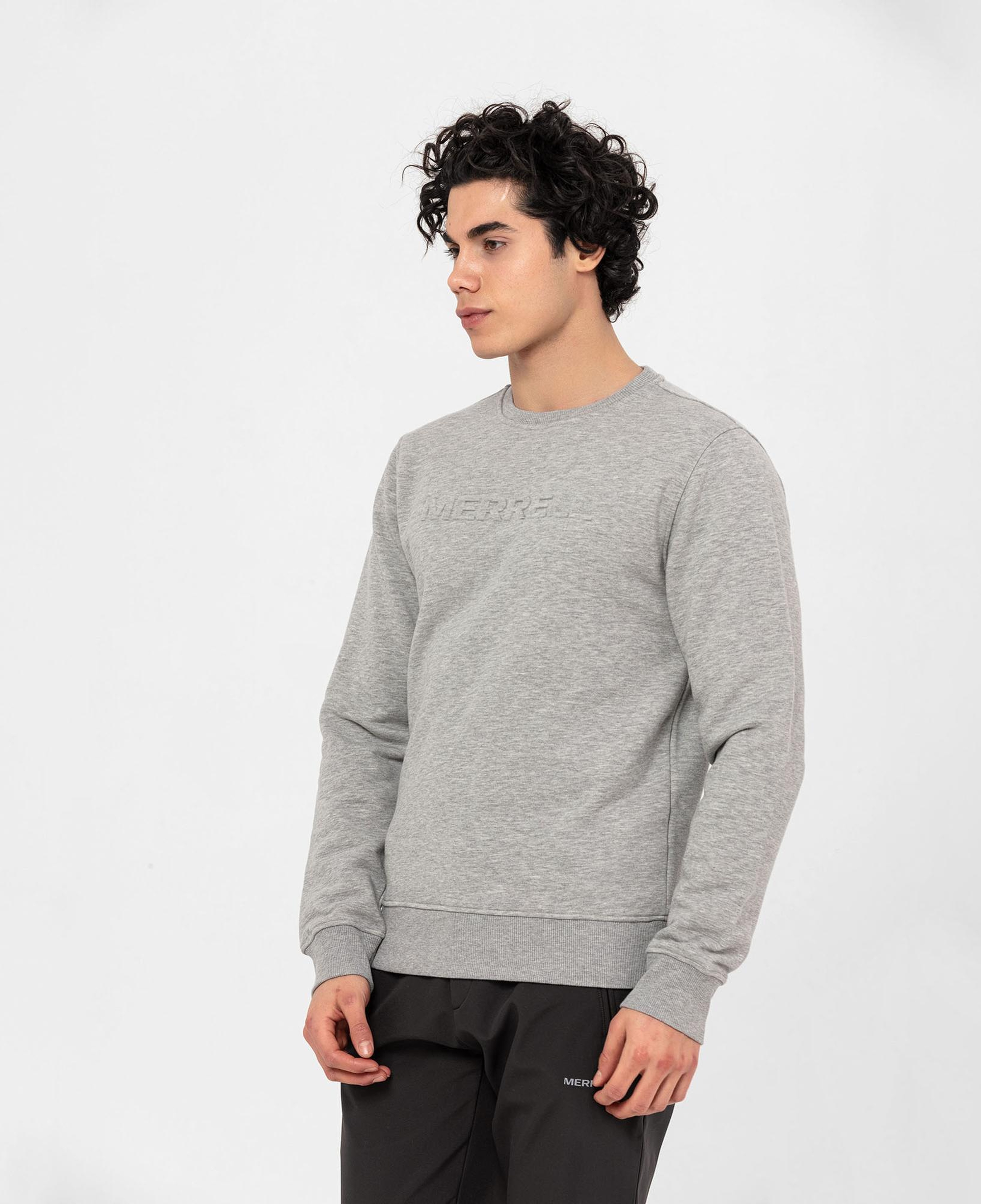 Merrell Simple Erkek Gri Sweatshirt