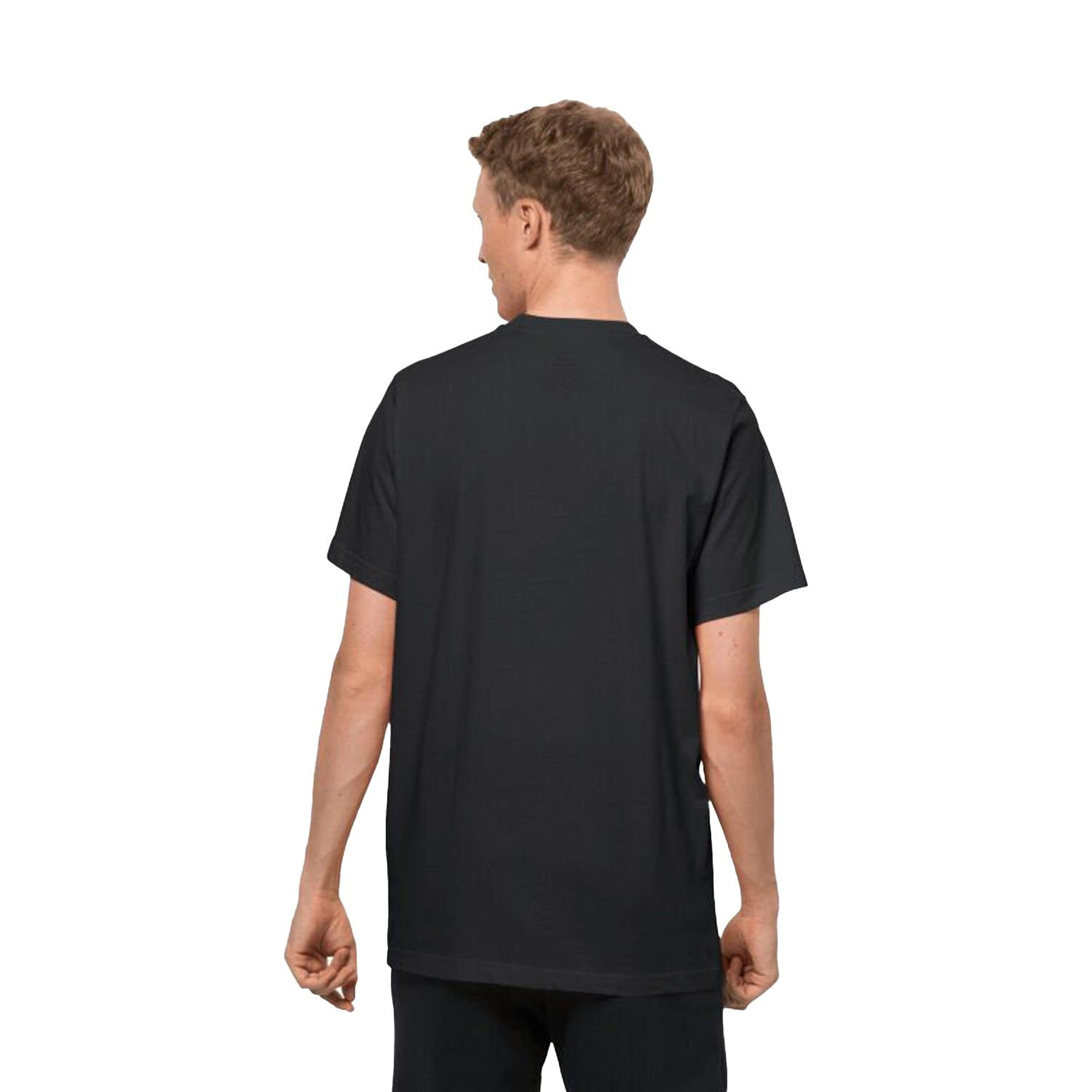 Jack Wolfskin Essential T Erkek Siyah Tişört
