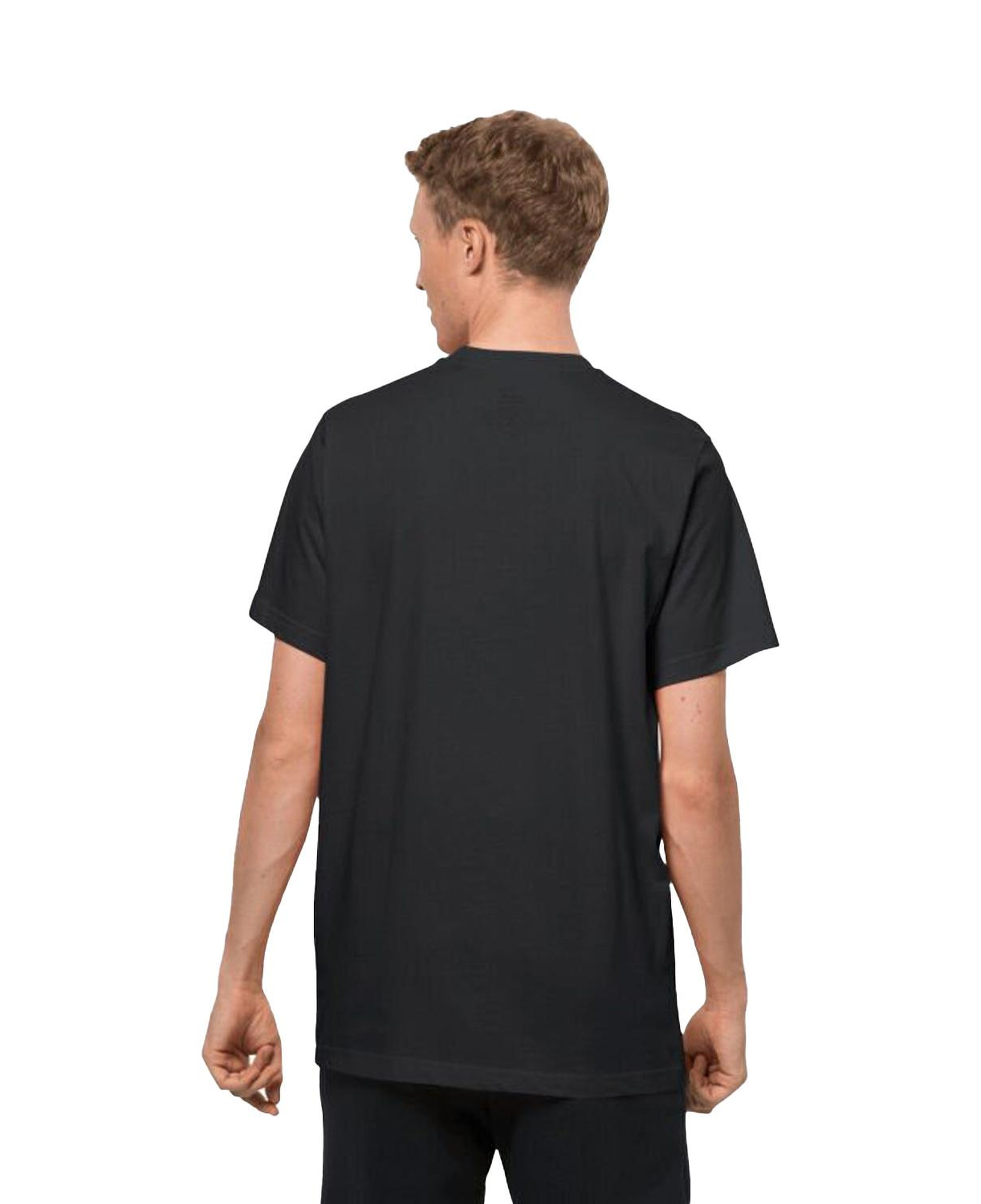 Jack Wolfskin Essential T Erkek Siyah Tişört