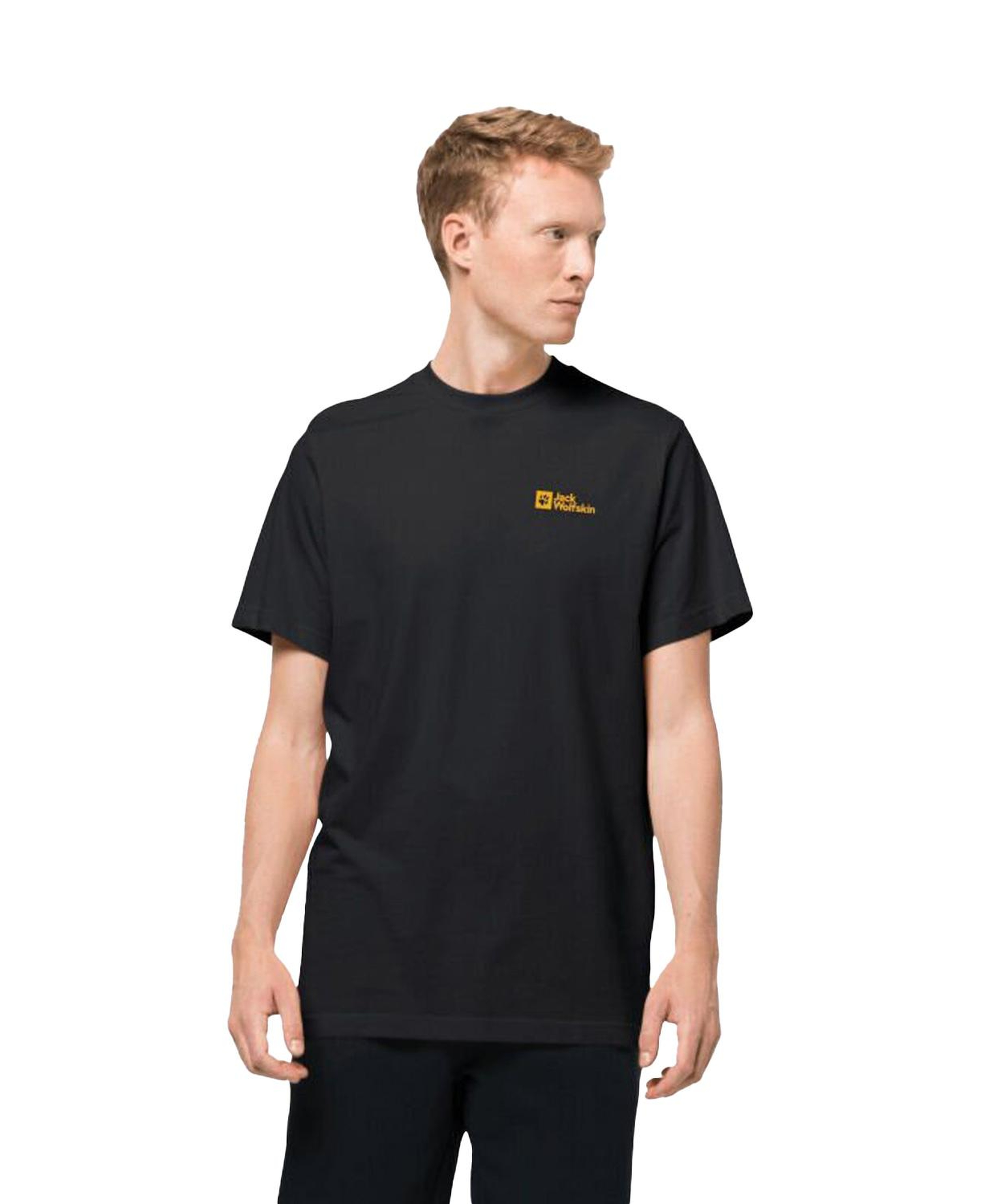 Jack Wolfskin Essential T Erkek Siyah Tişört