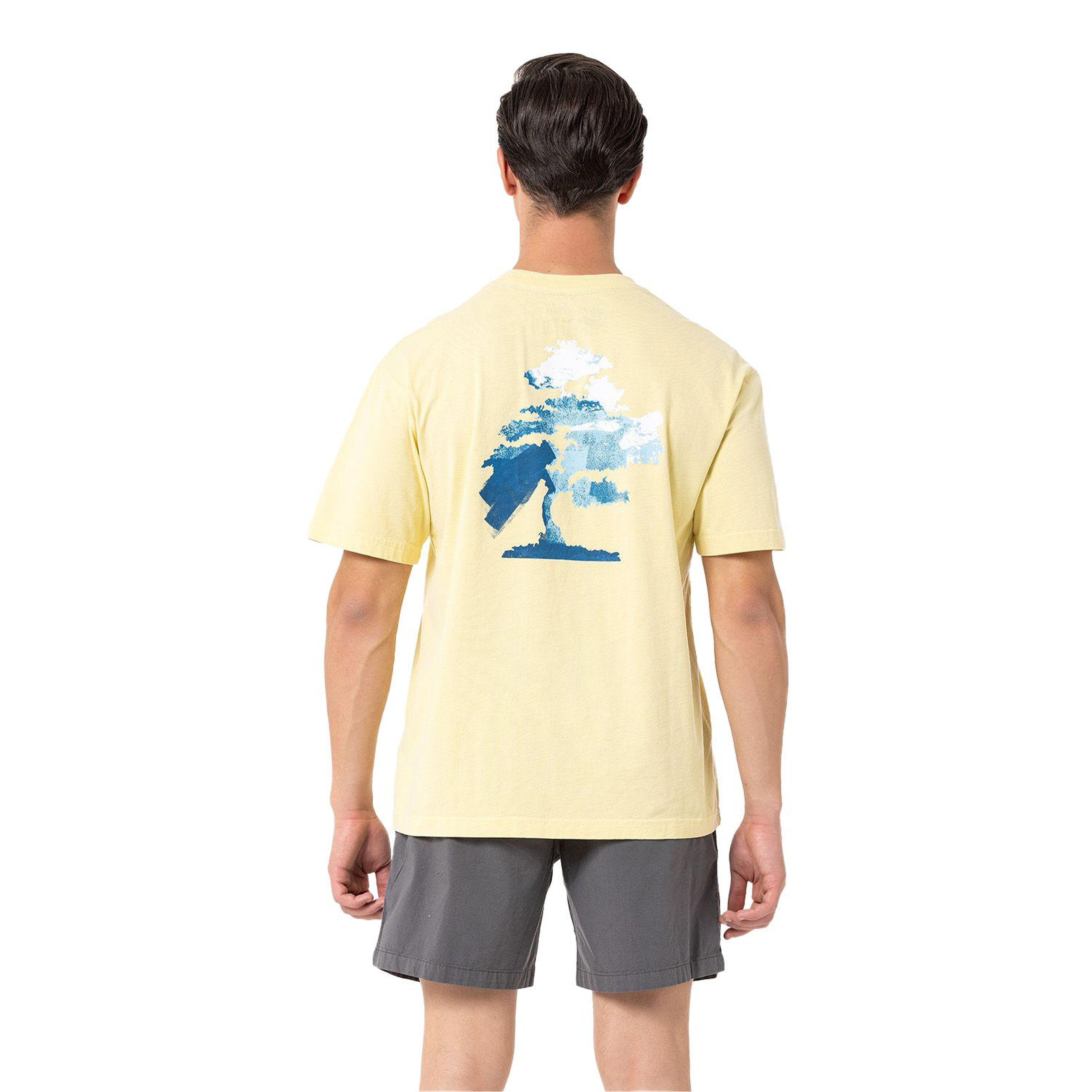 Routefield Typo Erkek Sarı Tişört