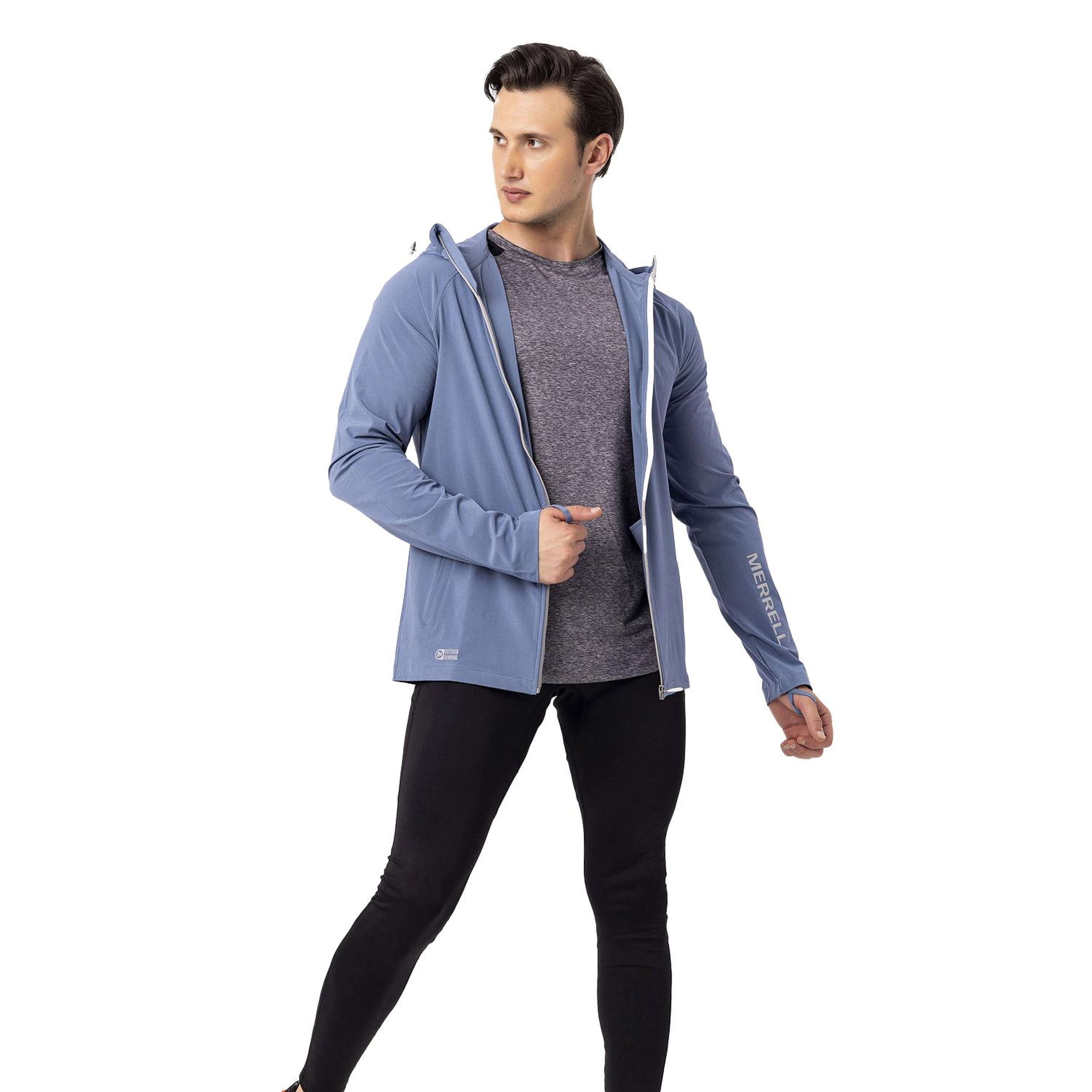 Merrell Just Erkek Mavi Koşu Ceketi