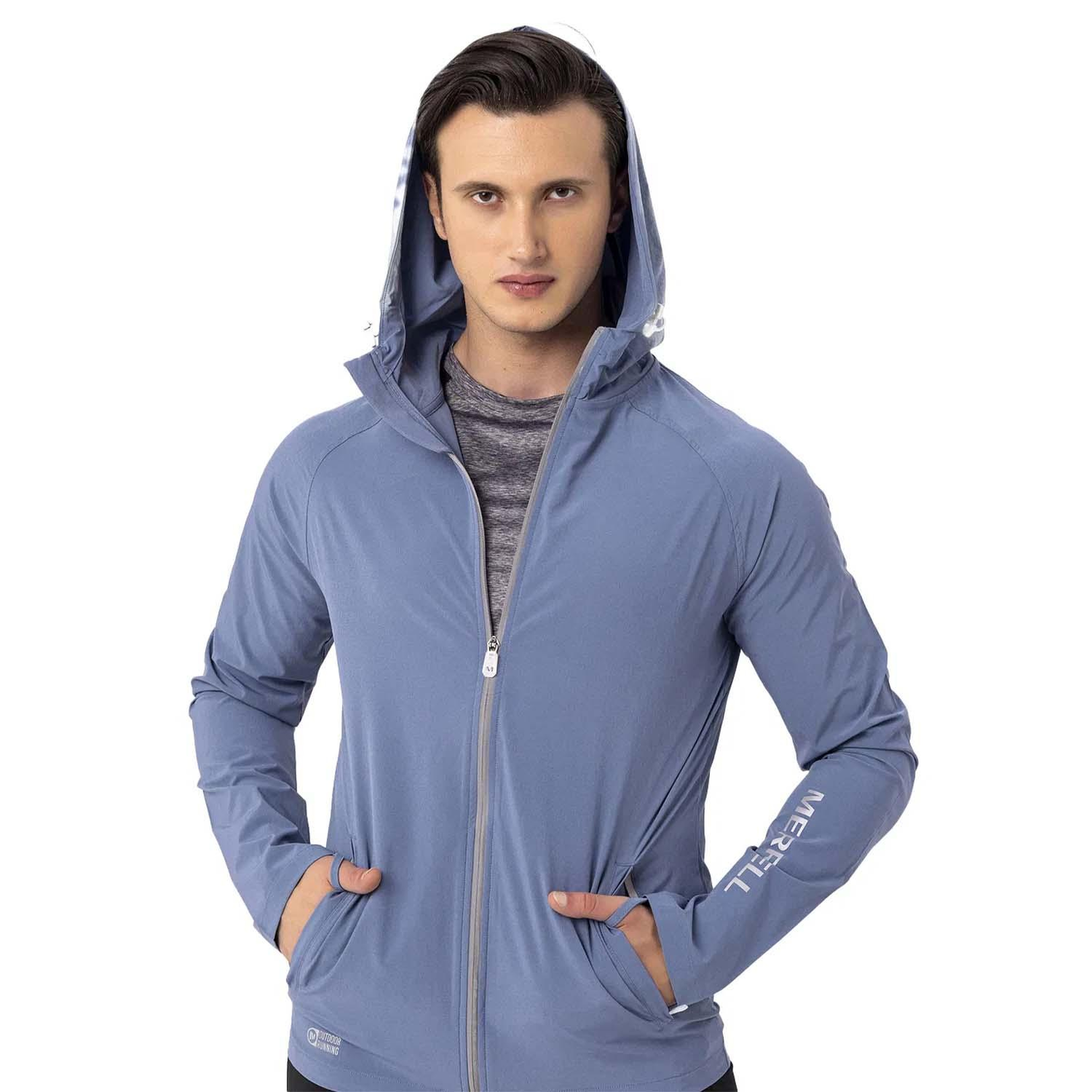 Merrell Just Erkek Mavi Koşu Ceketi