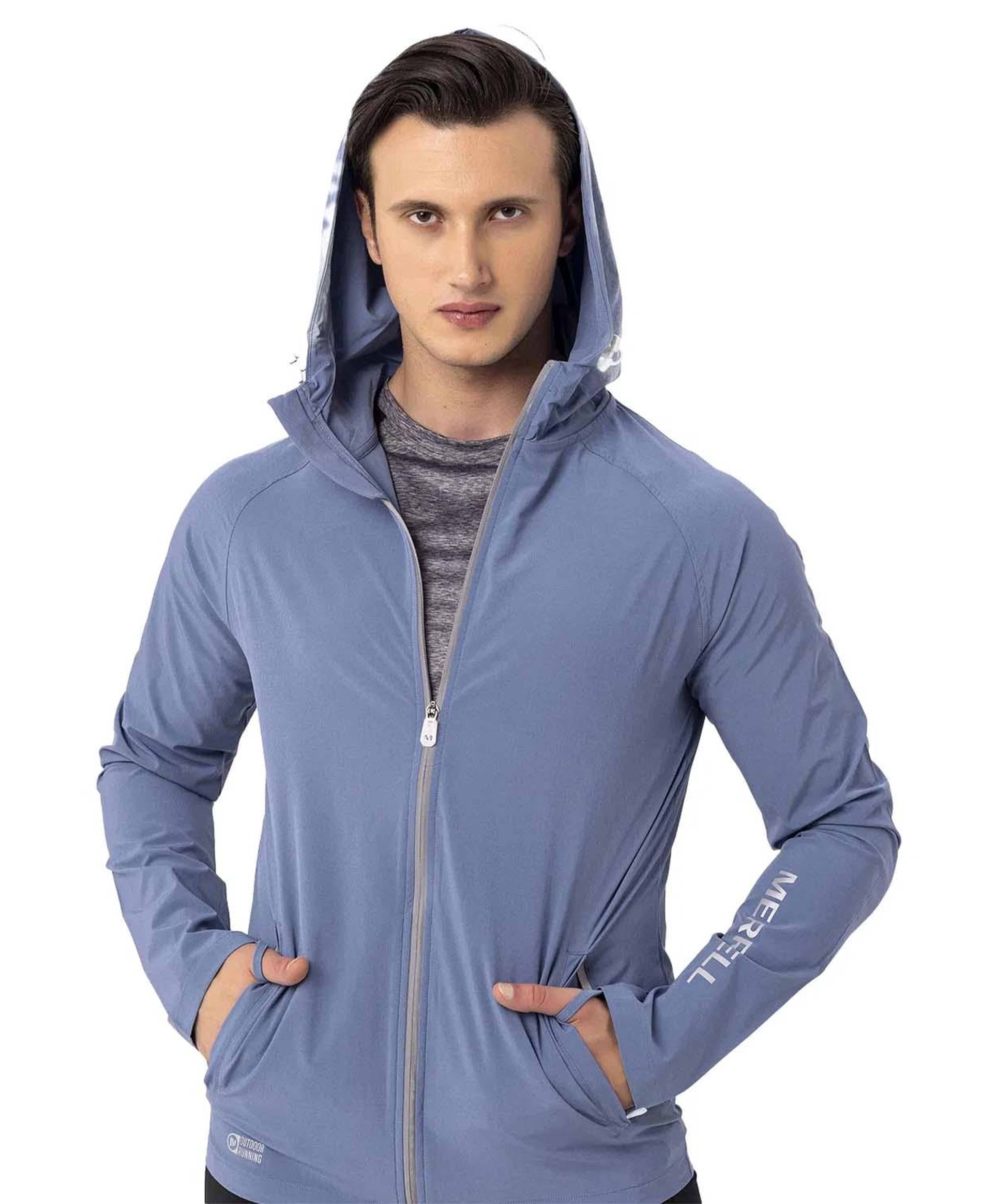 Merrell Just Erkek Mavi Koşu Ceketi