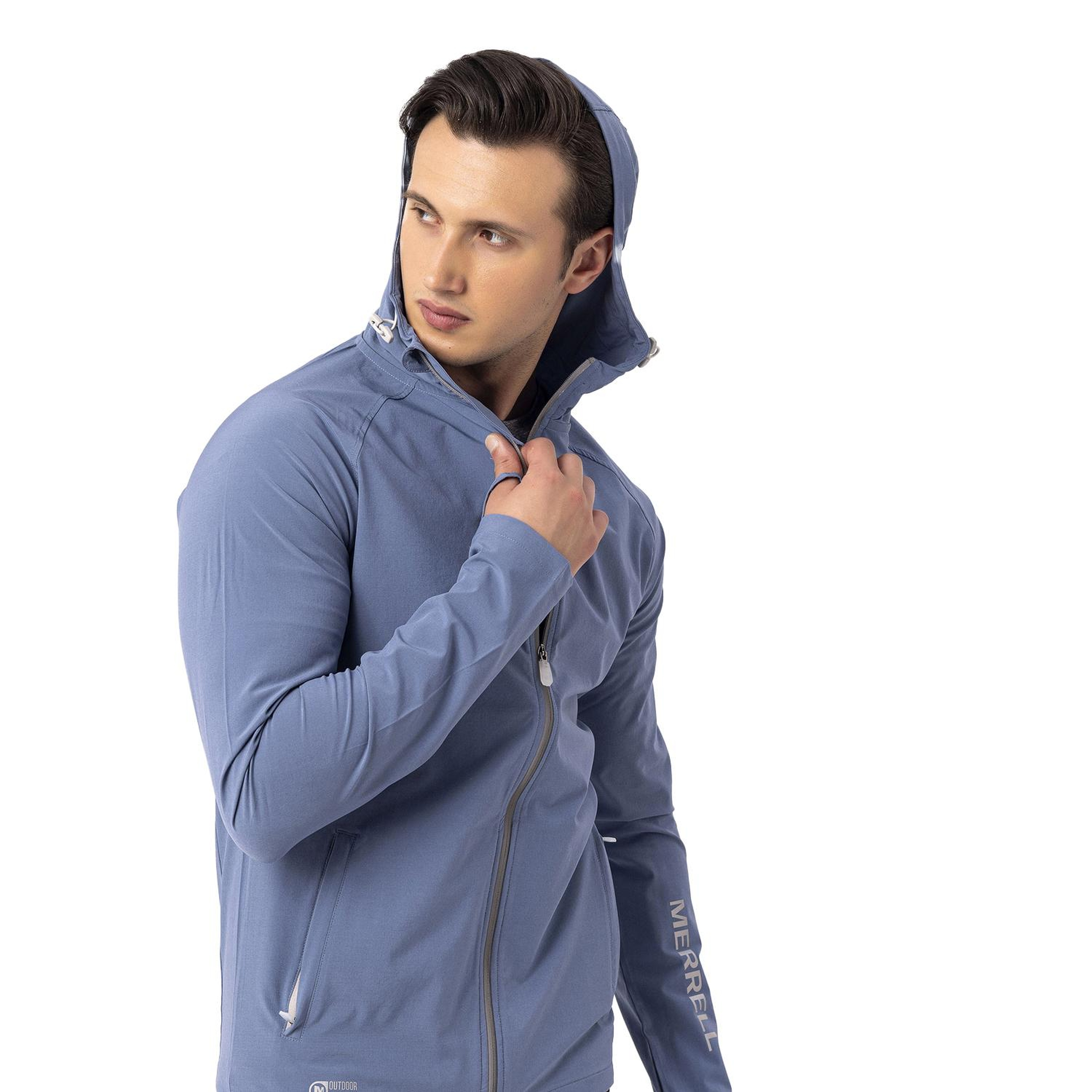 Merrell Just Erkek Mavi Koşu Ceketi