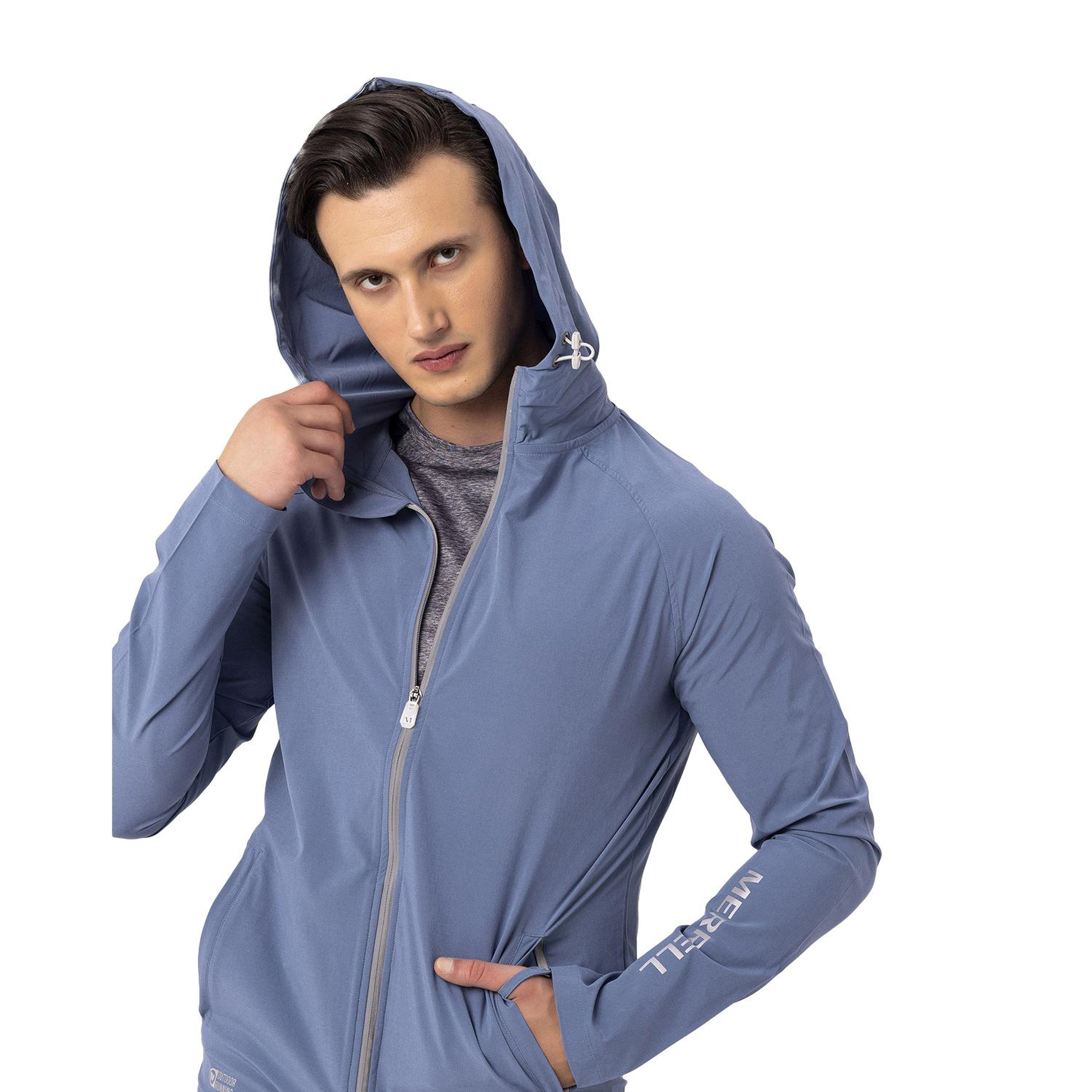 Merrell Just Erkek Mavi Koşu Ceketi