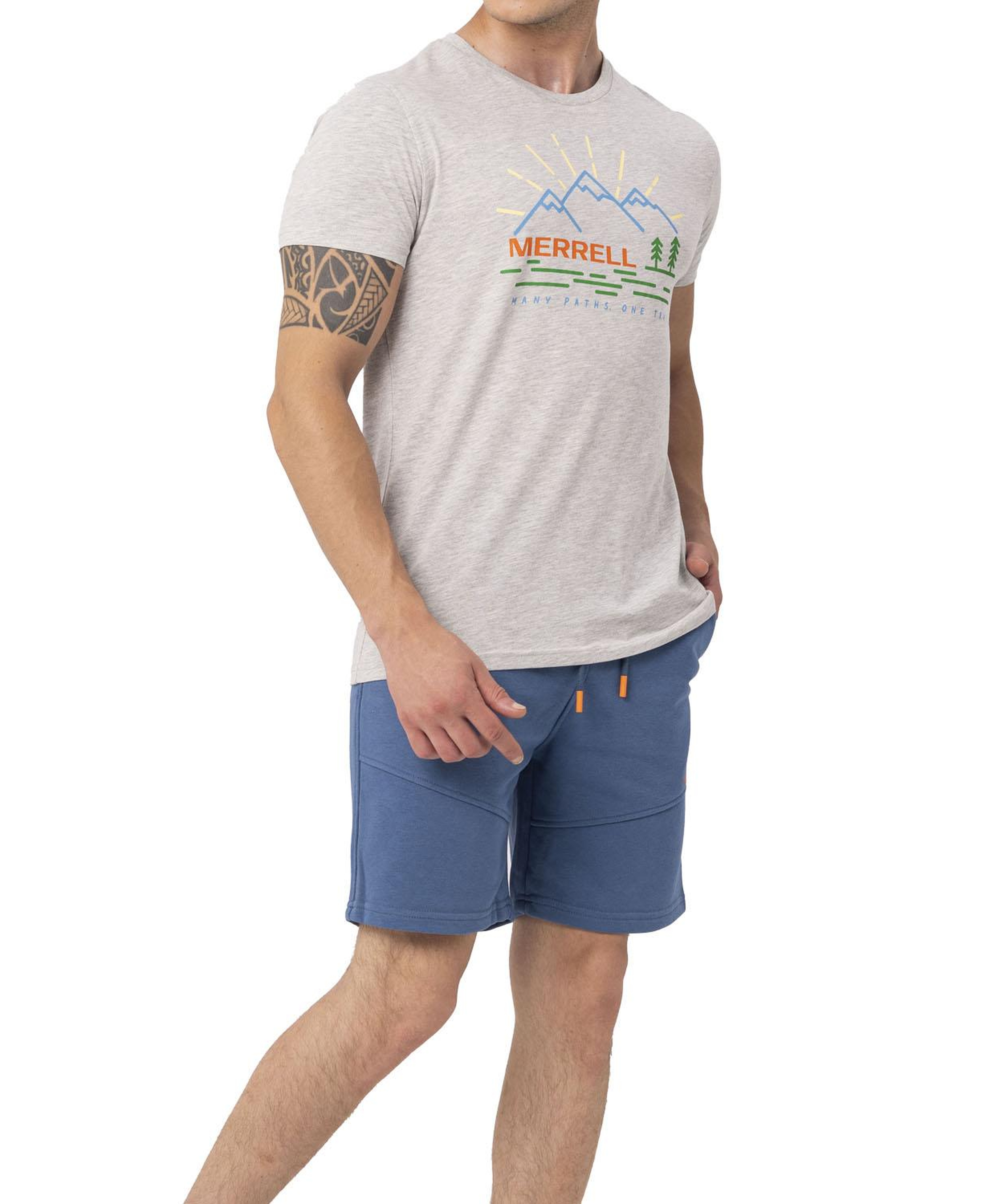 Merrell Tobi Erkek Gri Tişört