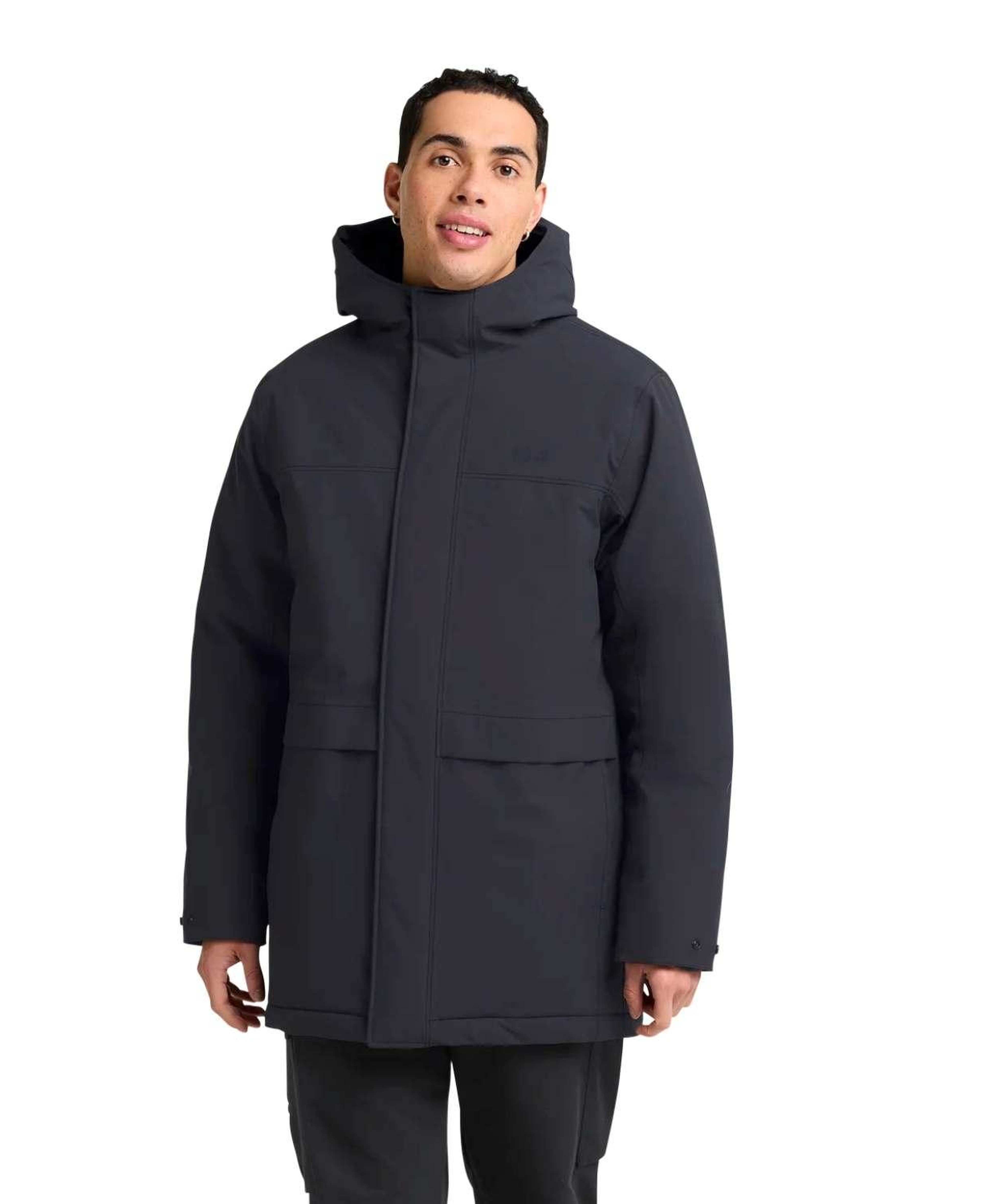 Jack Wolfskin Cold Camp Coat Erkek Mavi Outdoor Ceketi