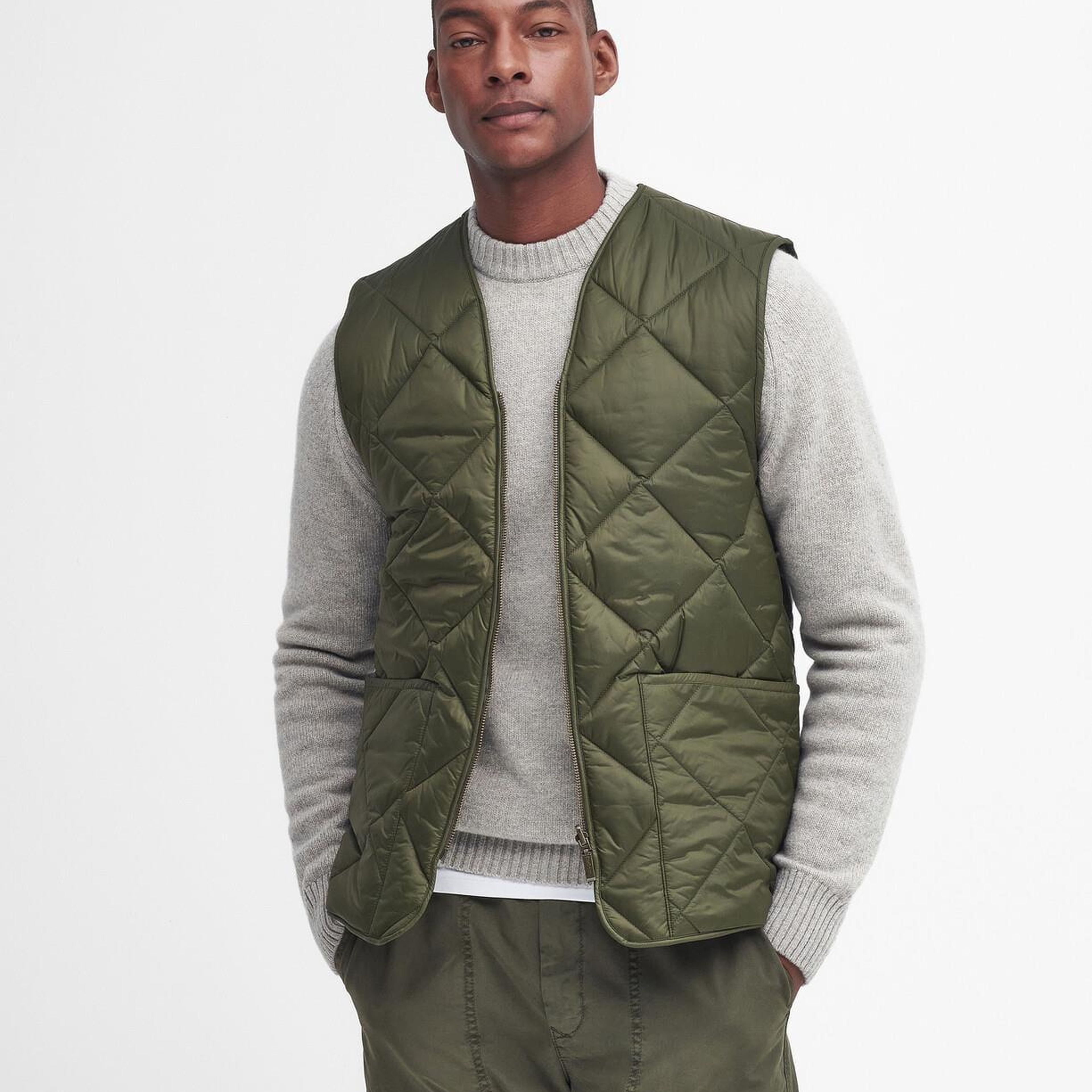 Barbour Large Box Kapitone İçlik-Yelek - Bedale, Beaufort, Ashby ve Bristol ceketler ile uyumludur