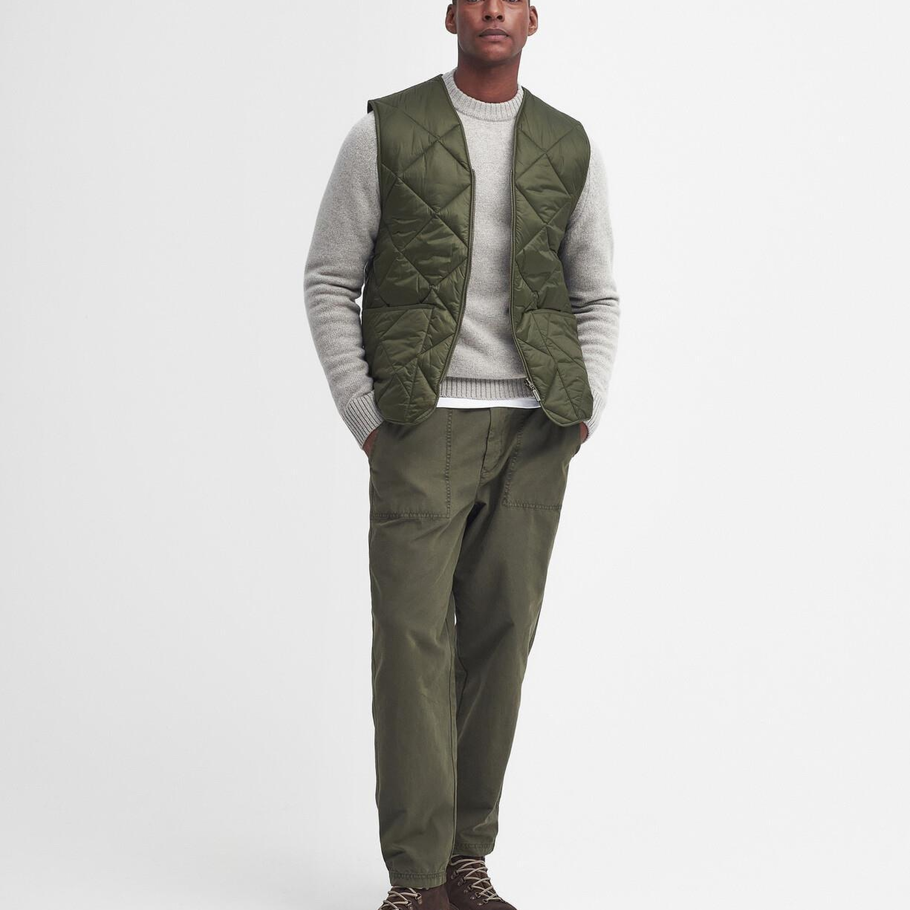 Barbour Large Box Kapitone İçlik-Yelek - Bedale, Beaufort, Ashby ve Bristol ceketler ile uyumludur