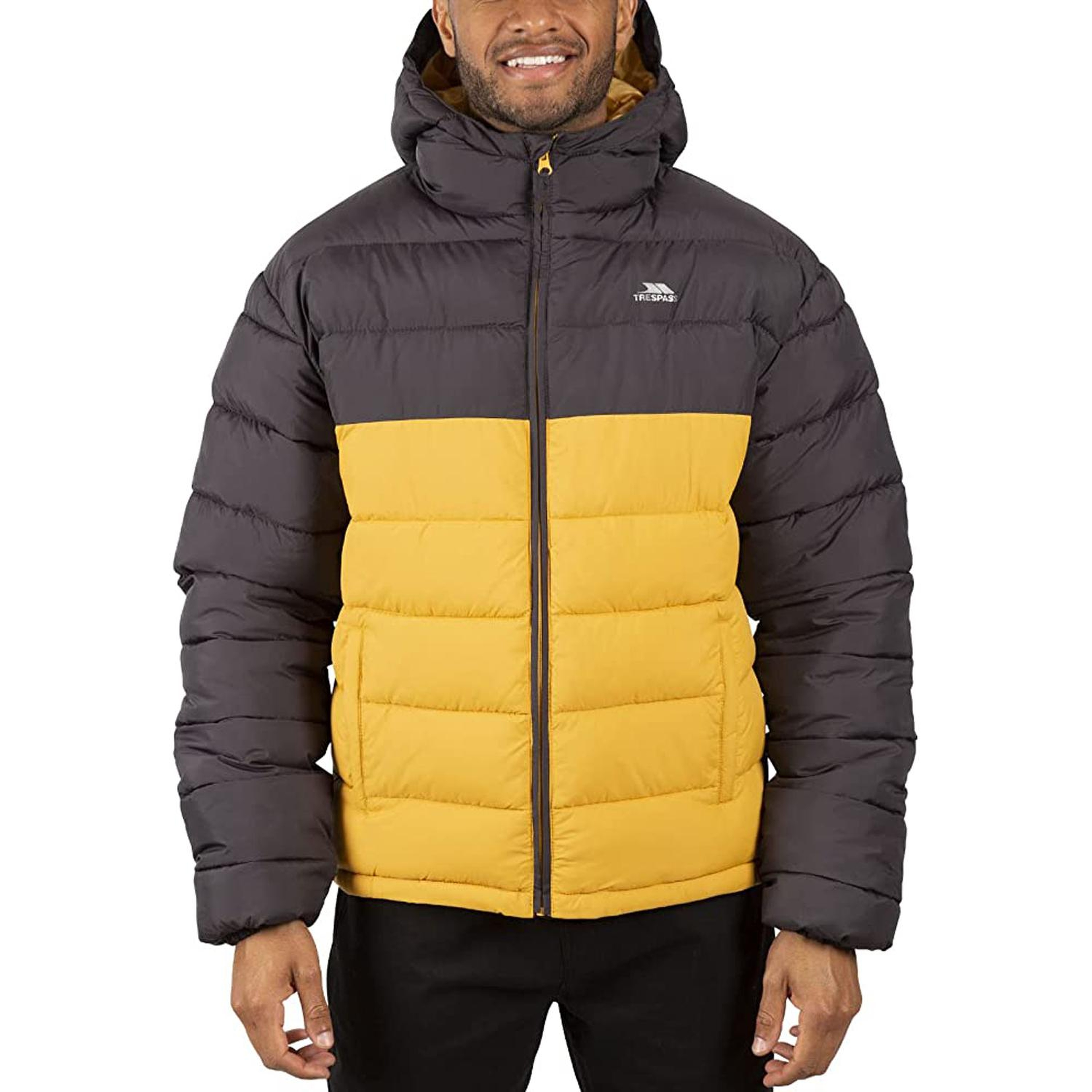 Trespass Oskar - Padded Erkek Sarı Outdoor Ceketi