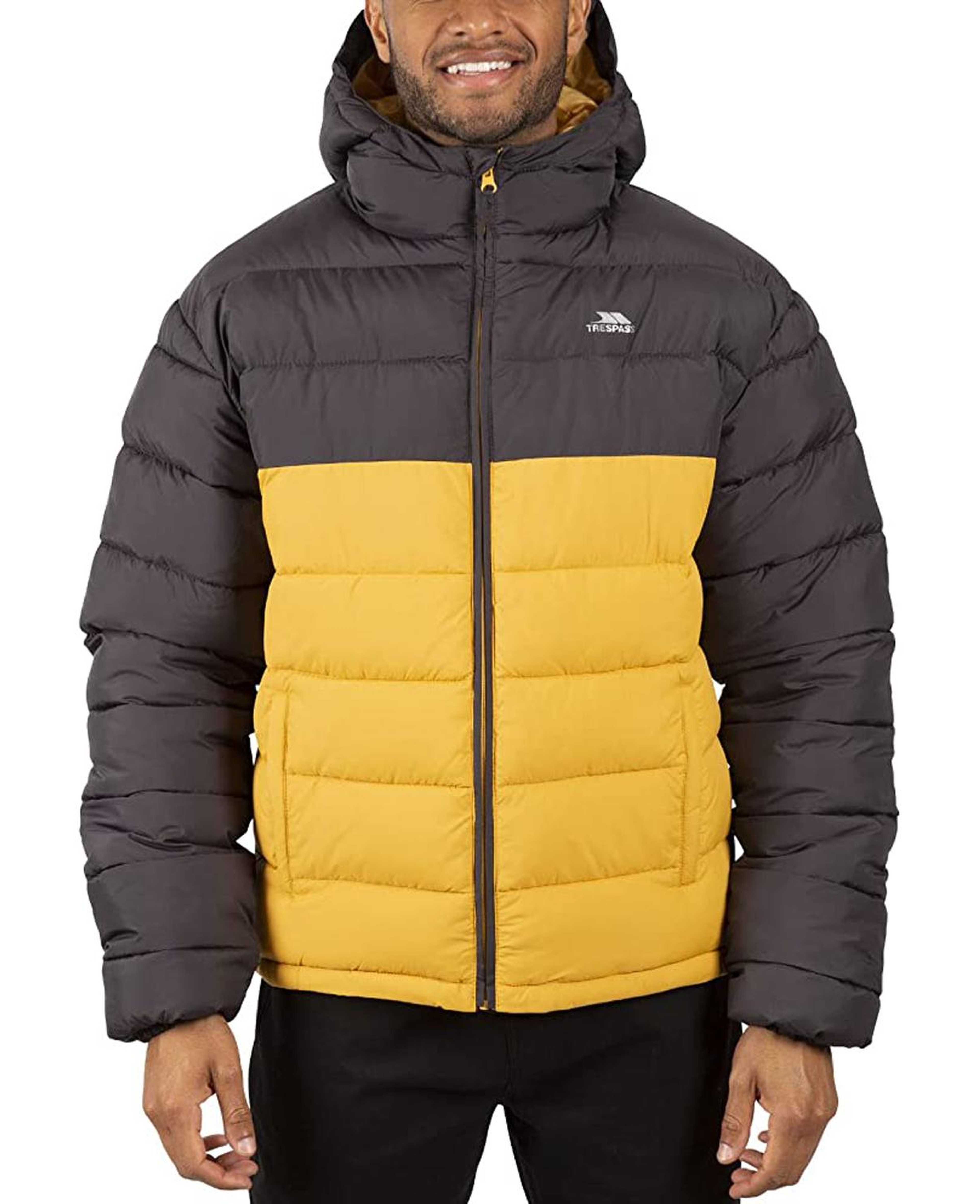 Trespass Oskar - Padded Erkek Sarı Outdoor Ceketi