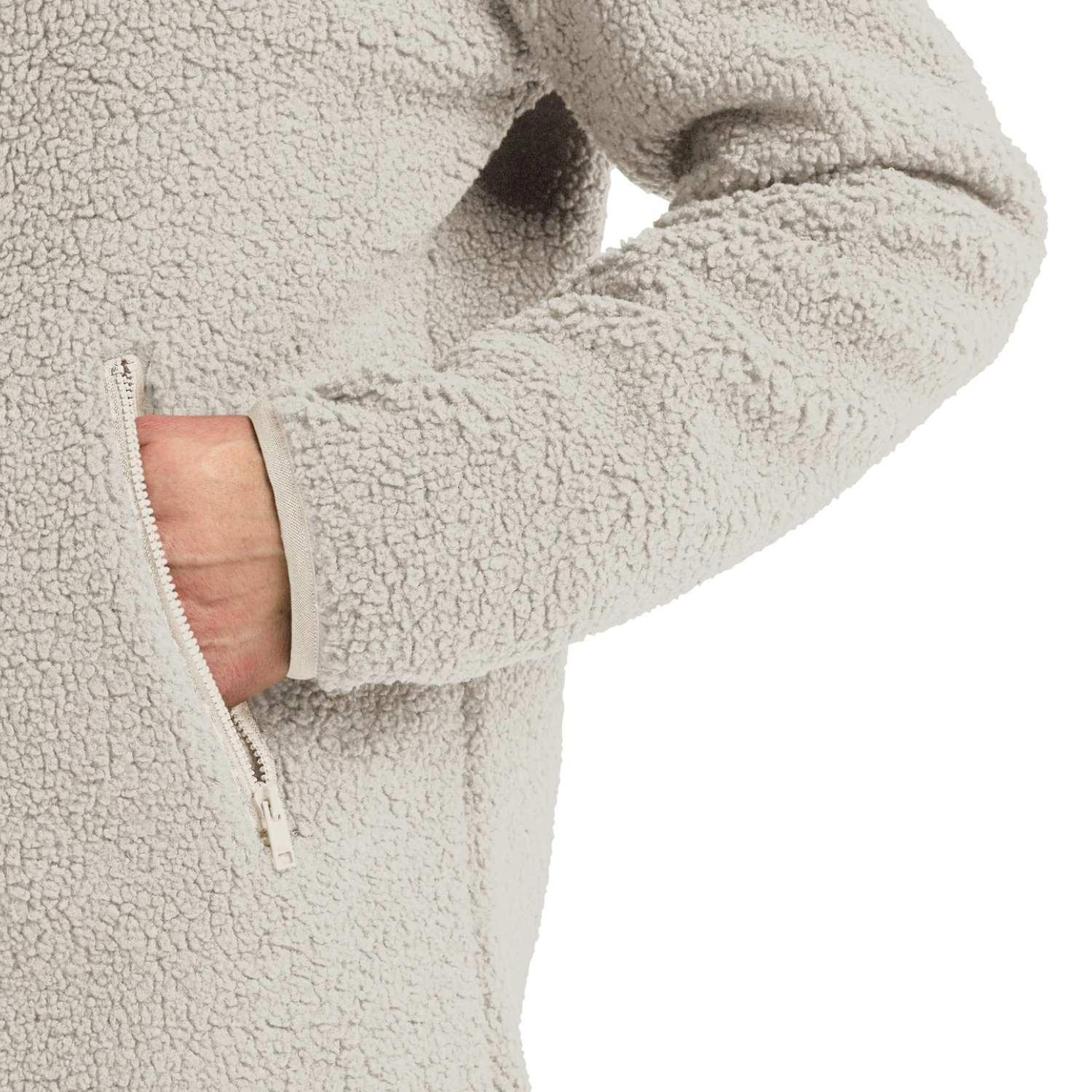 Jack Wolfskin High Curl Coat Kadın Bej Outdoor Ceketi