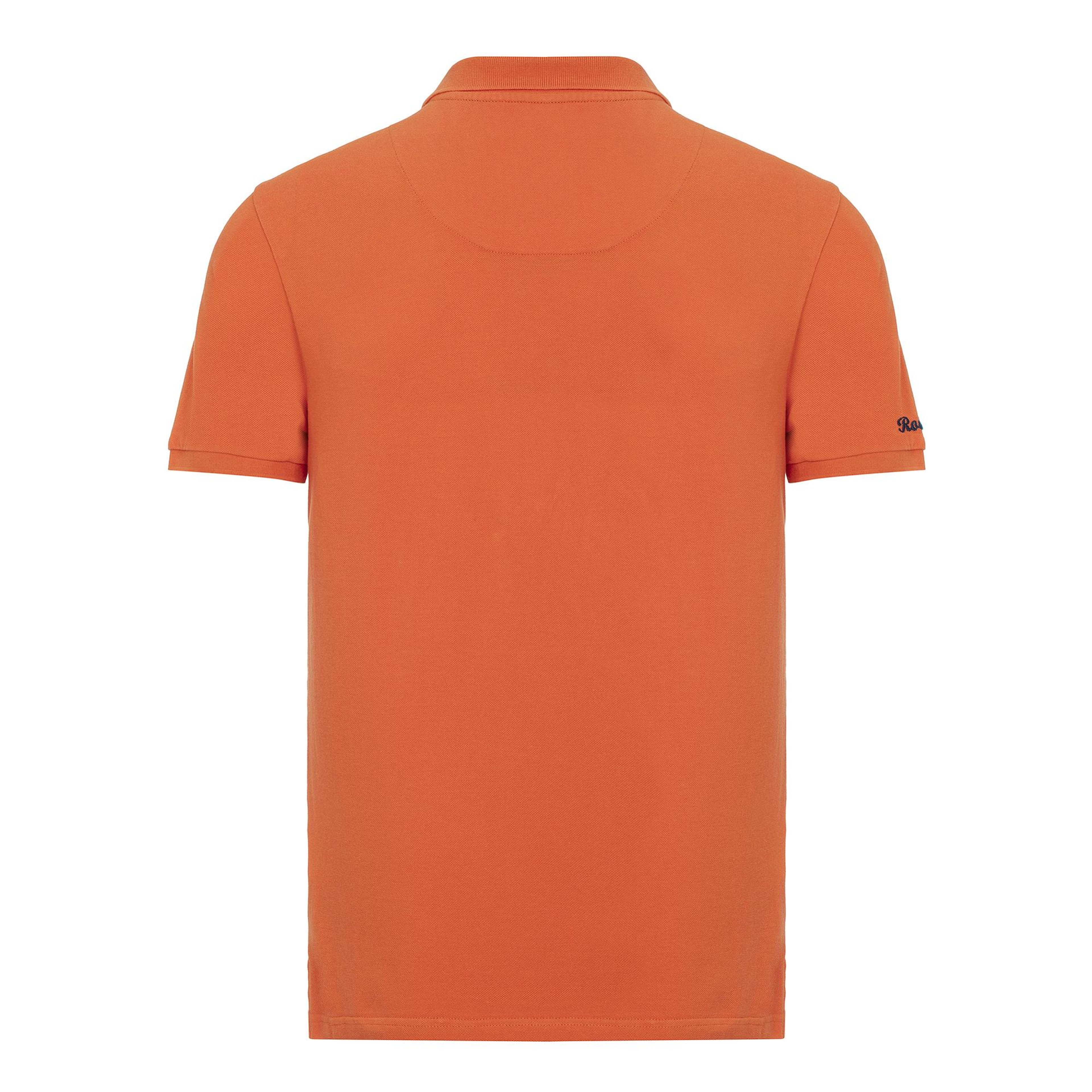 Routefield Post Erkek Turuncu Polo Tişört