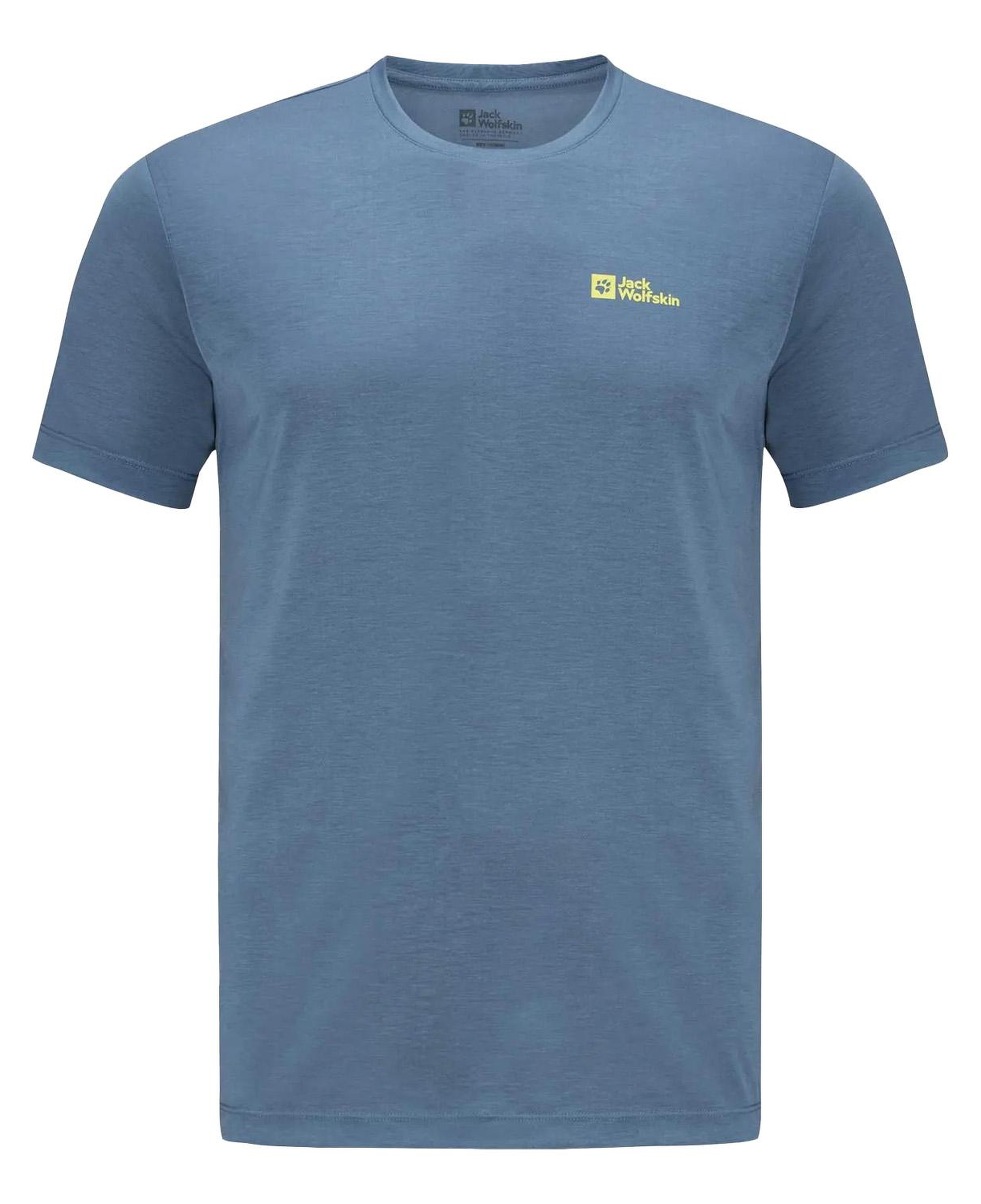 Jack Wolfskin Vonnan Erkek Mavi Tişört