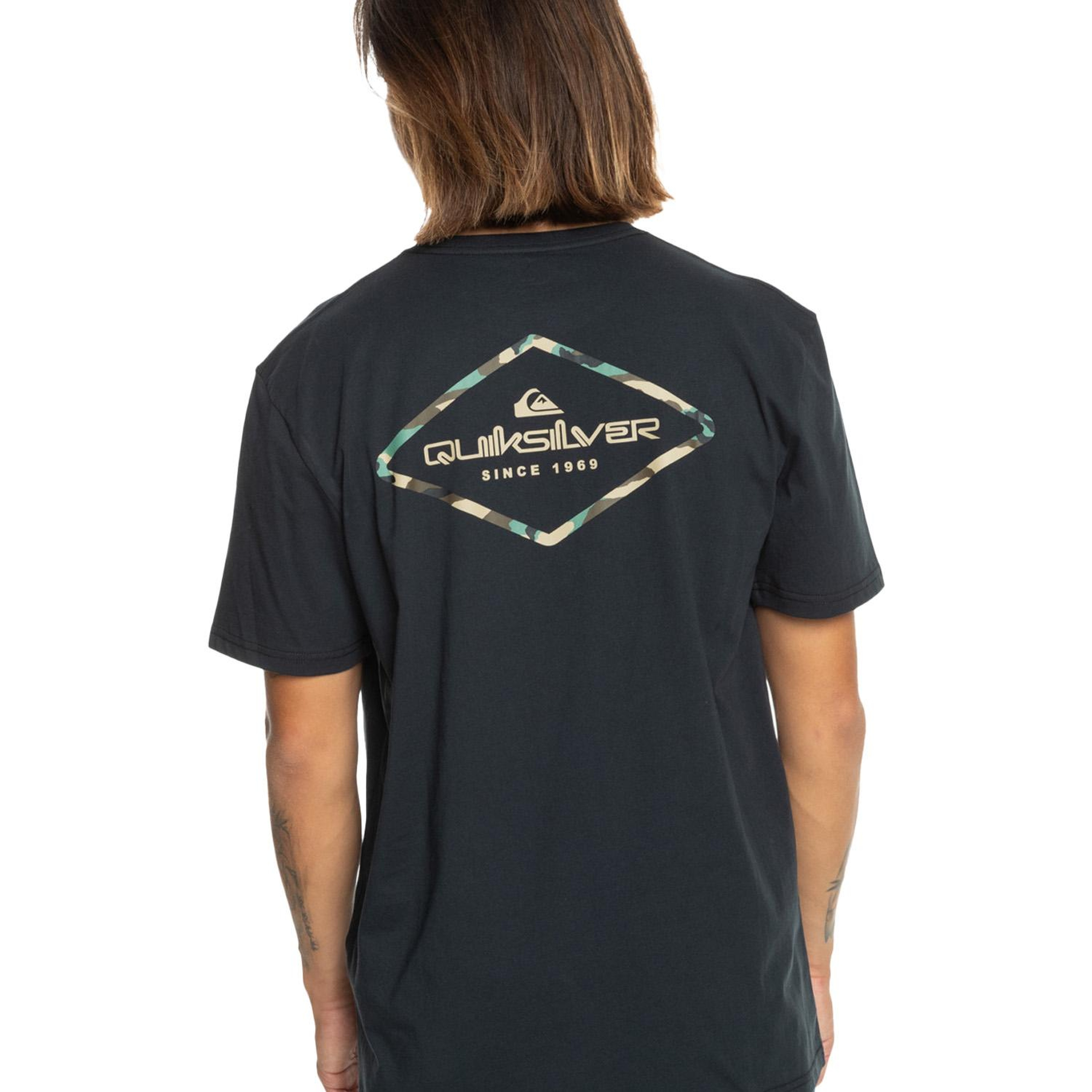 Quiksilver Omni Lock Erkek Siyah Tişört