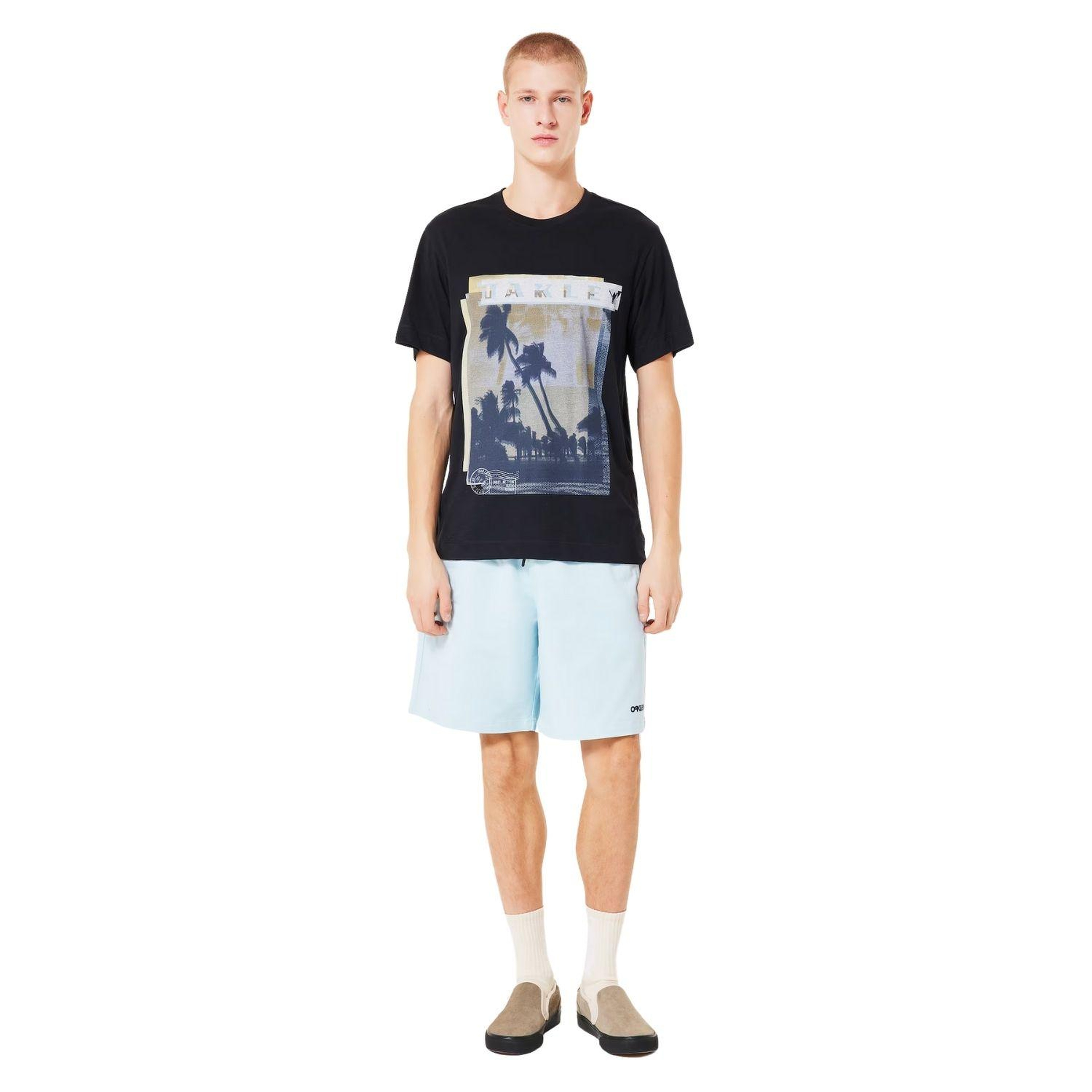 Oakley Palm Erkek Siyah Tişört