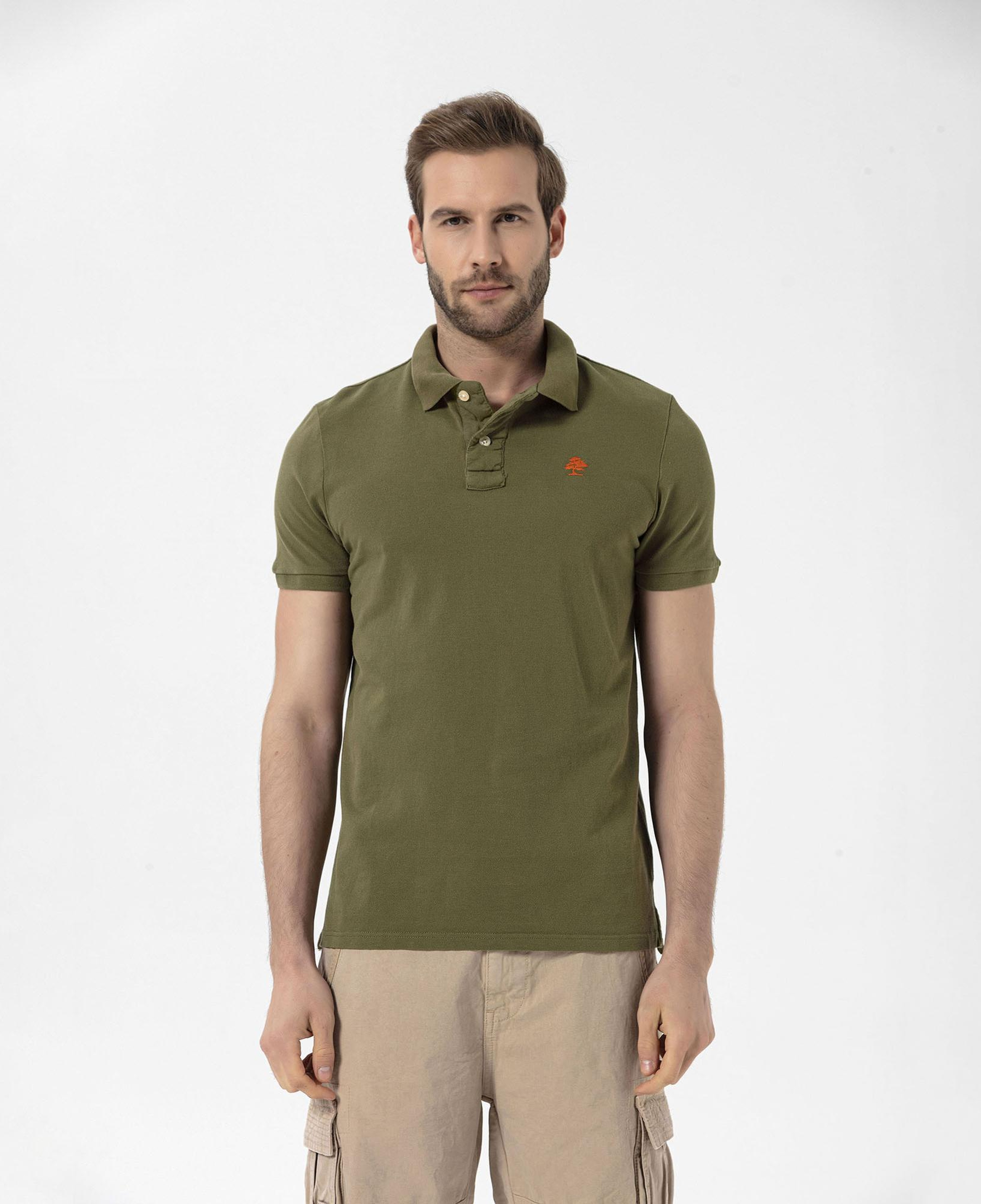 Routefield Patriot Erkek Yeşil Polo Tişört