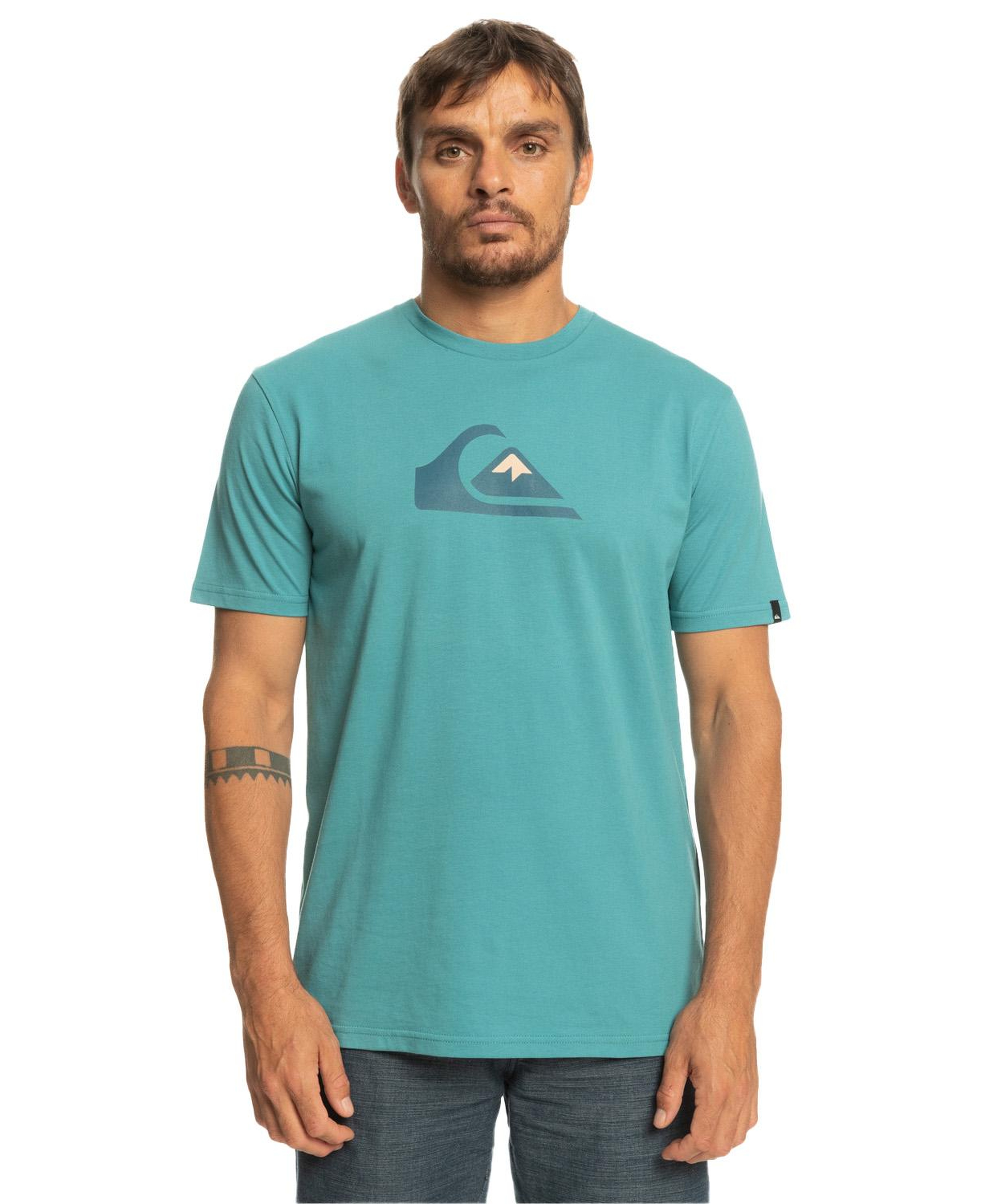 Quiksilver Complogo Erkek Mavi Tişört