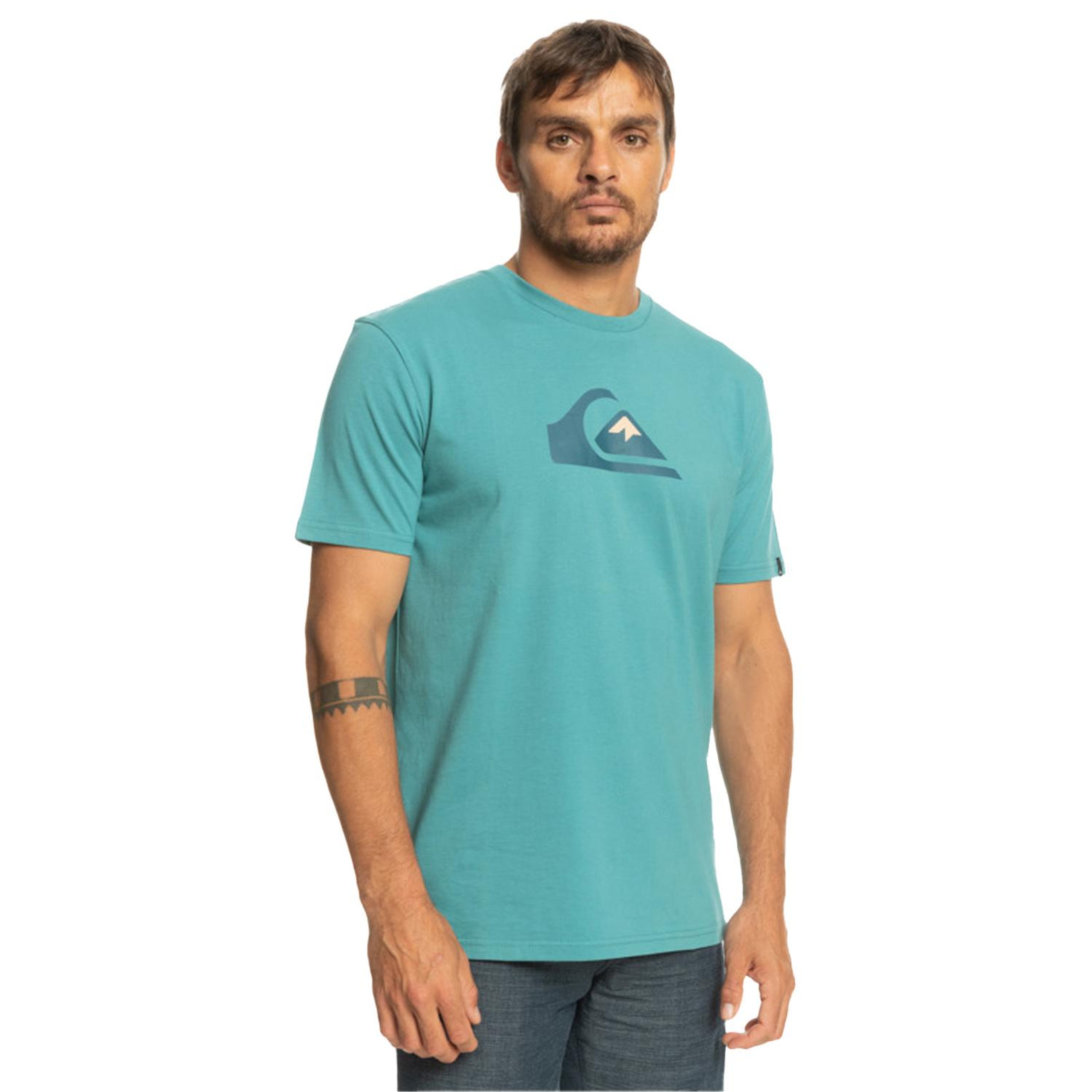 Quiksilver Complogo Erkek Mavi Tişört