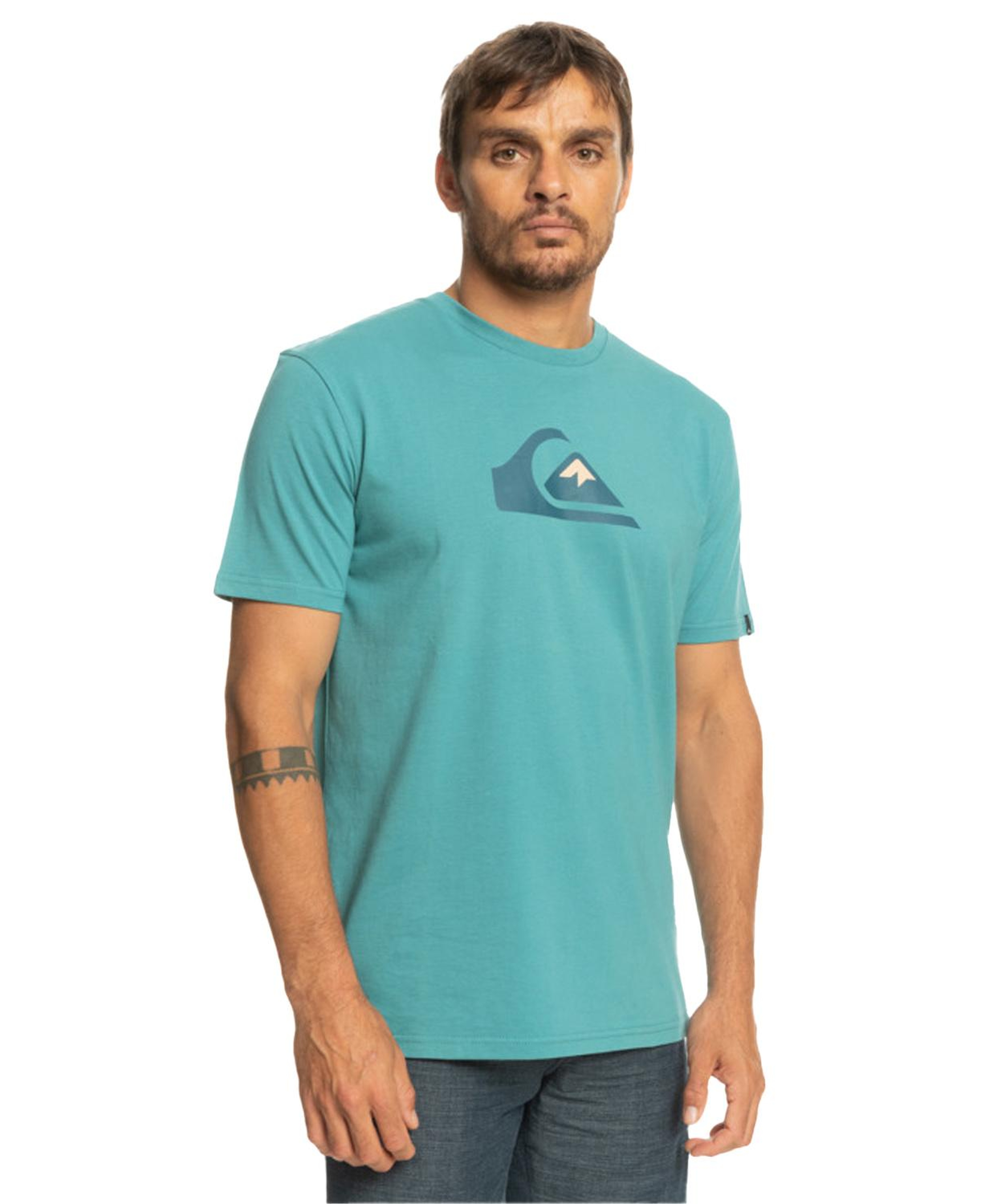 Quiksilver Complogo Erkek Mavi Tişört