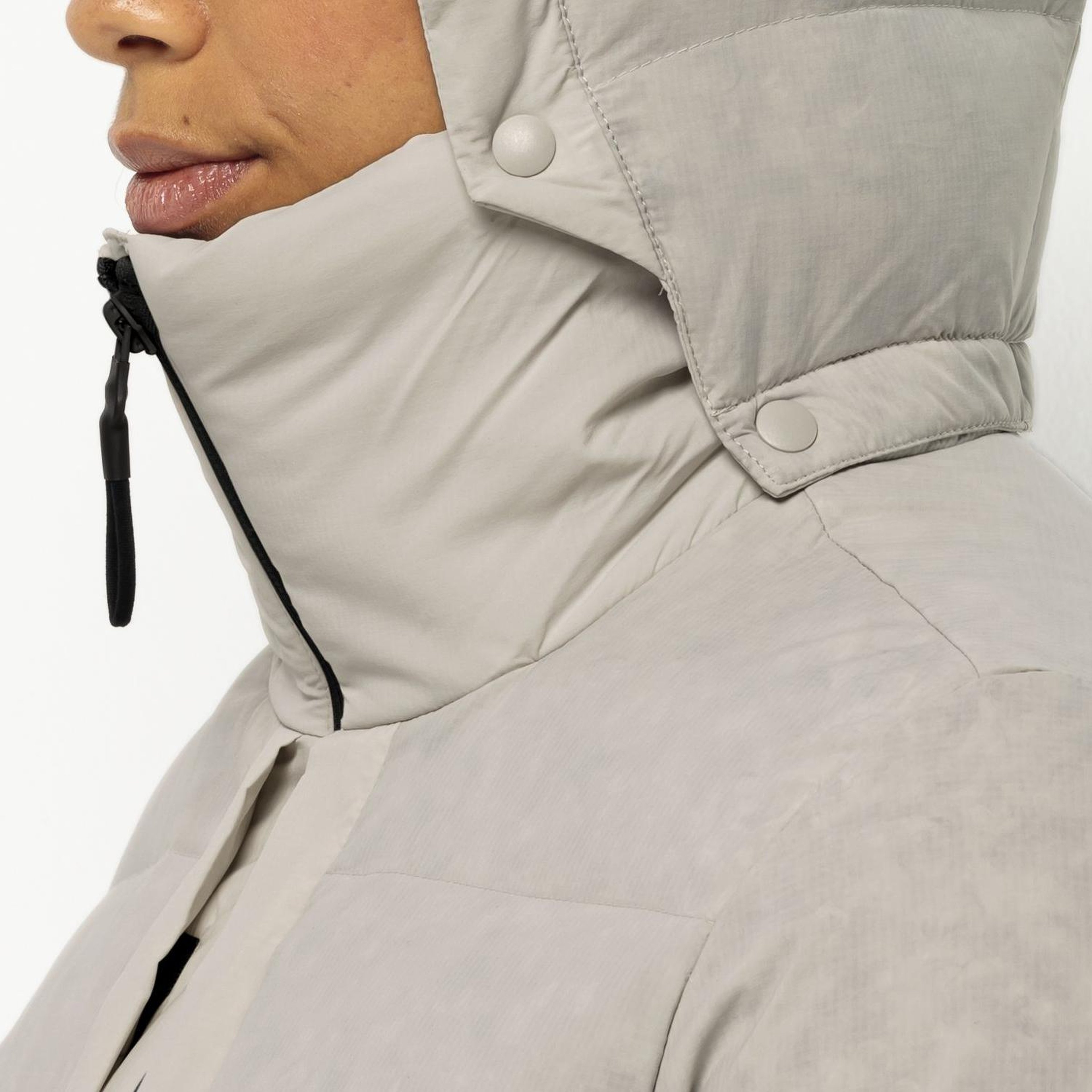 Jack Wolfskin Wandermood Down Kadın Gri Outdoor Ceketi