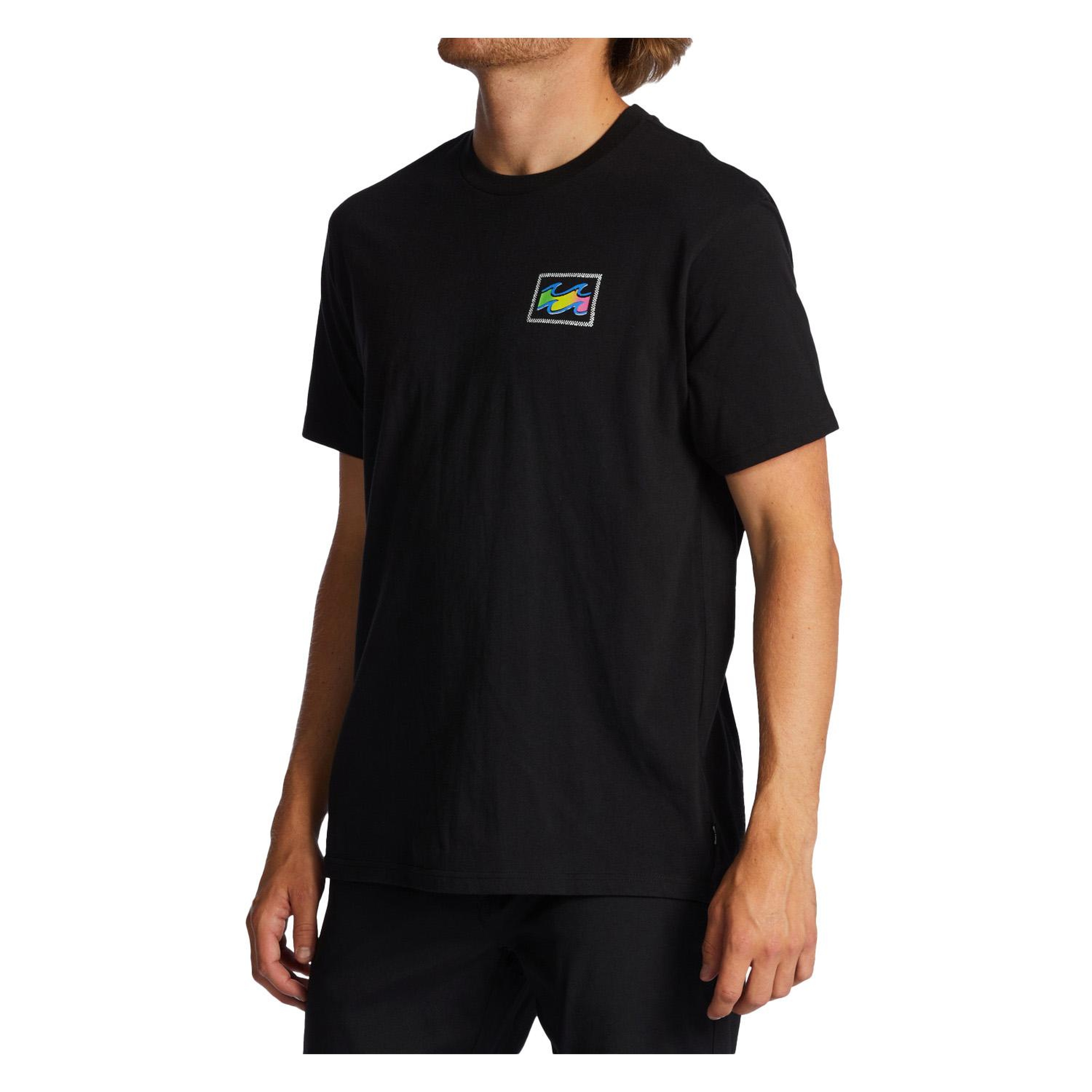 Billabong Crayon Wave Ss Erkek Siyah Tişört