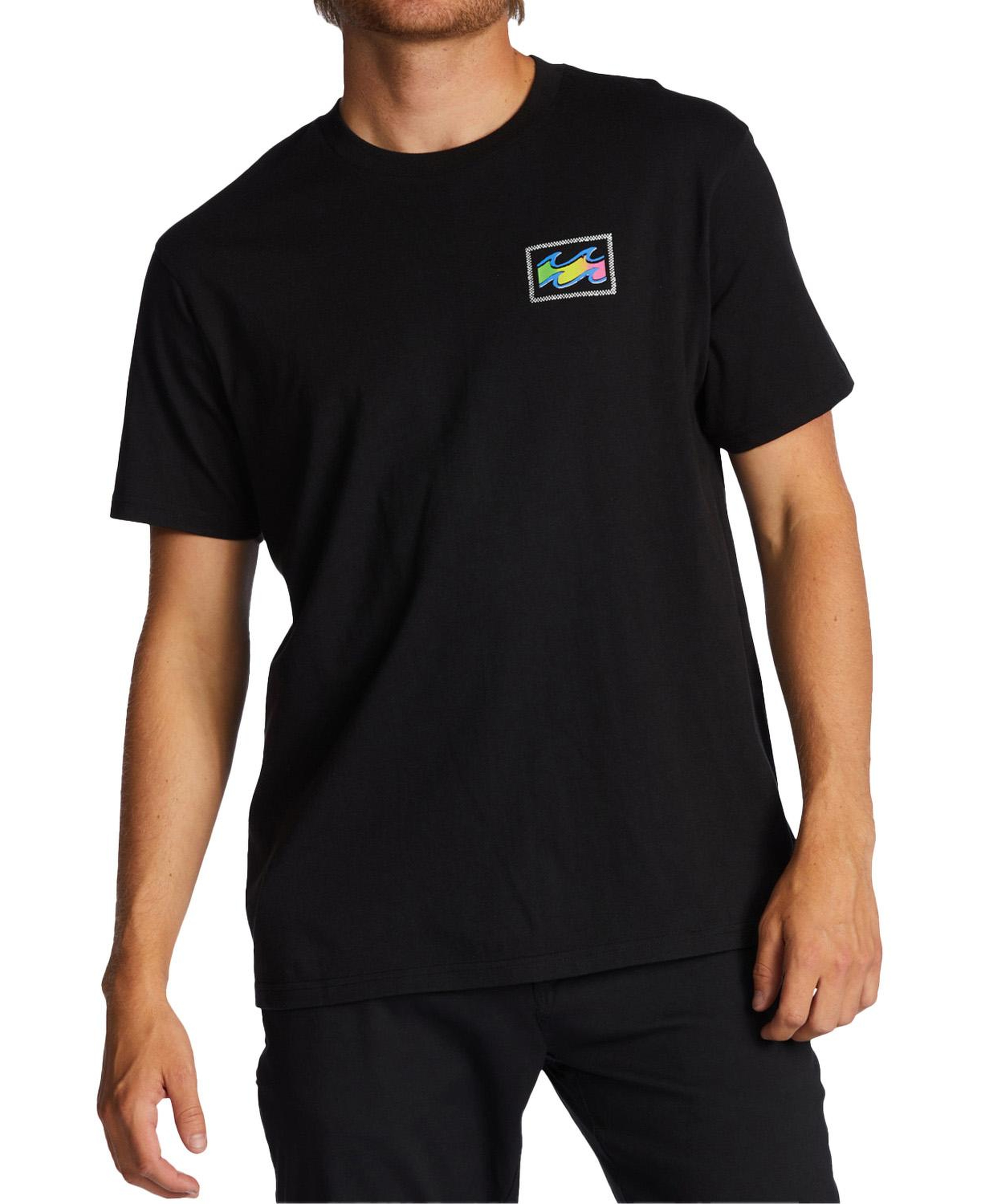 Billabong Crayon Wave Ss Erkek Siyah Tişört