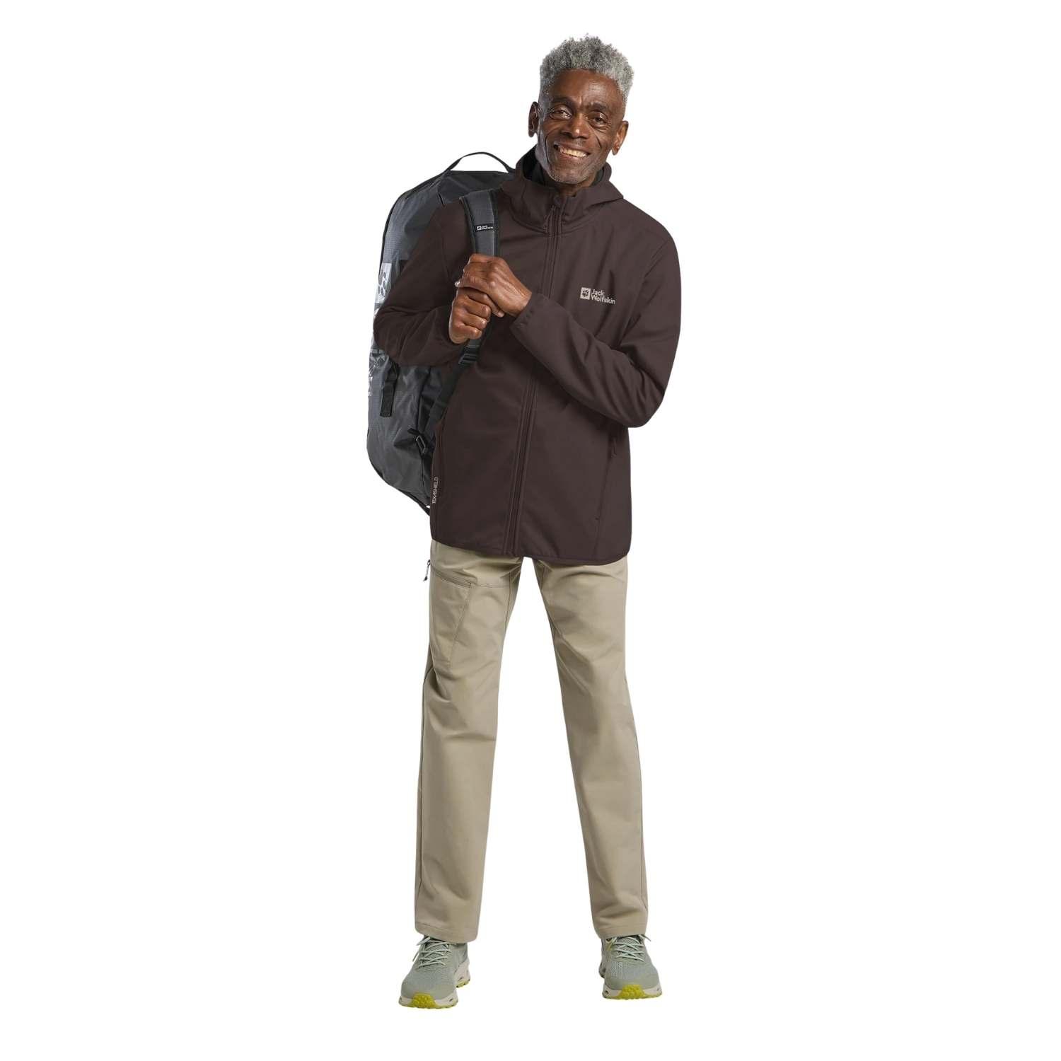 Jack Wolfskin Bornberg Hoody Erkek Kahverengi Softshell